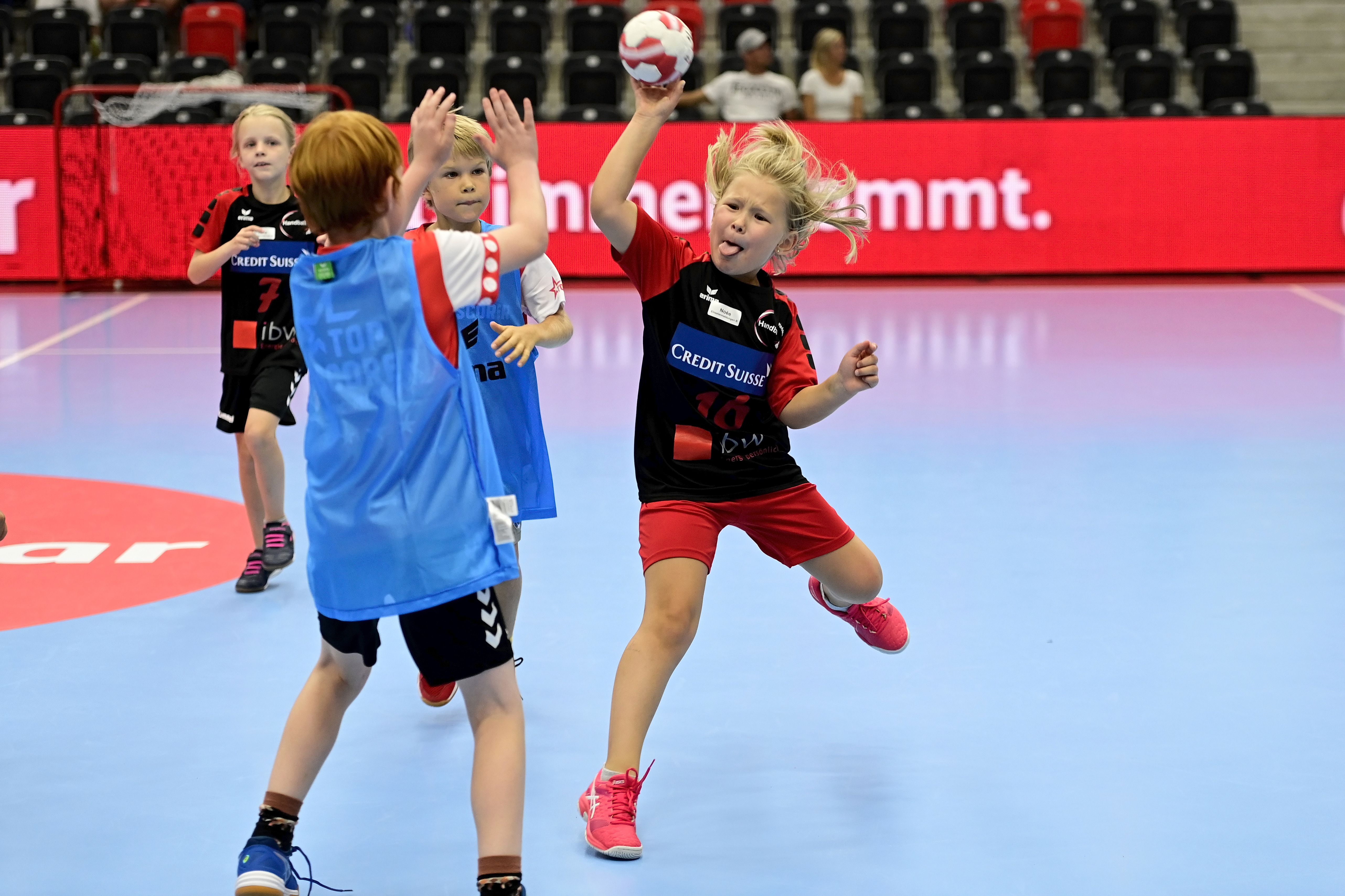 Softhandball am Supercup Kids Day in Gümligen