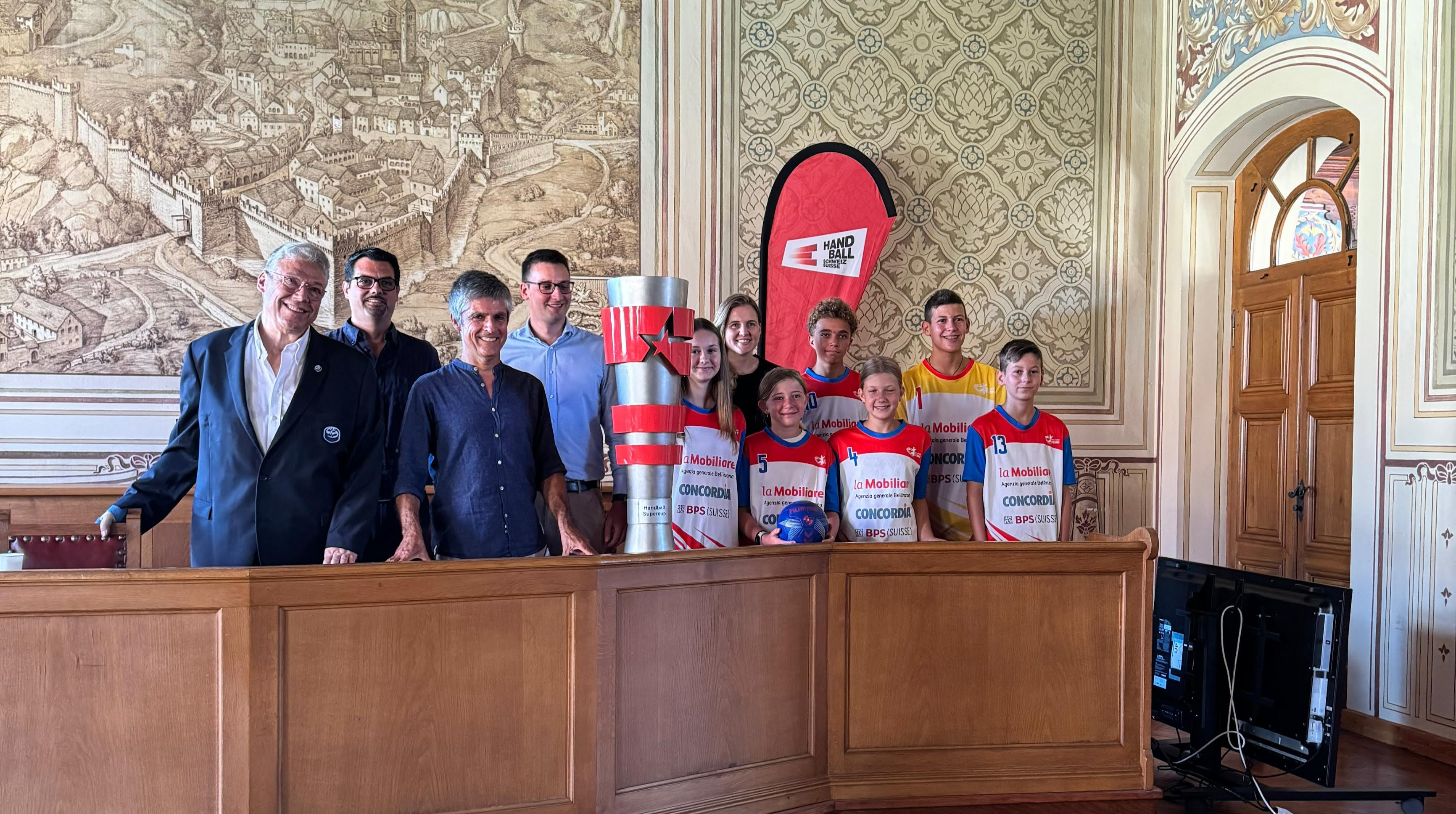 Pressekonferenz Supercup 2024 Pallamano Ticino