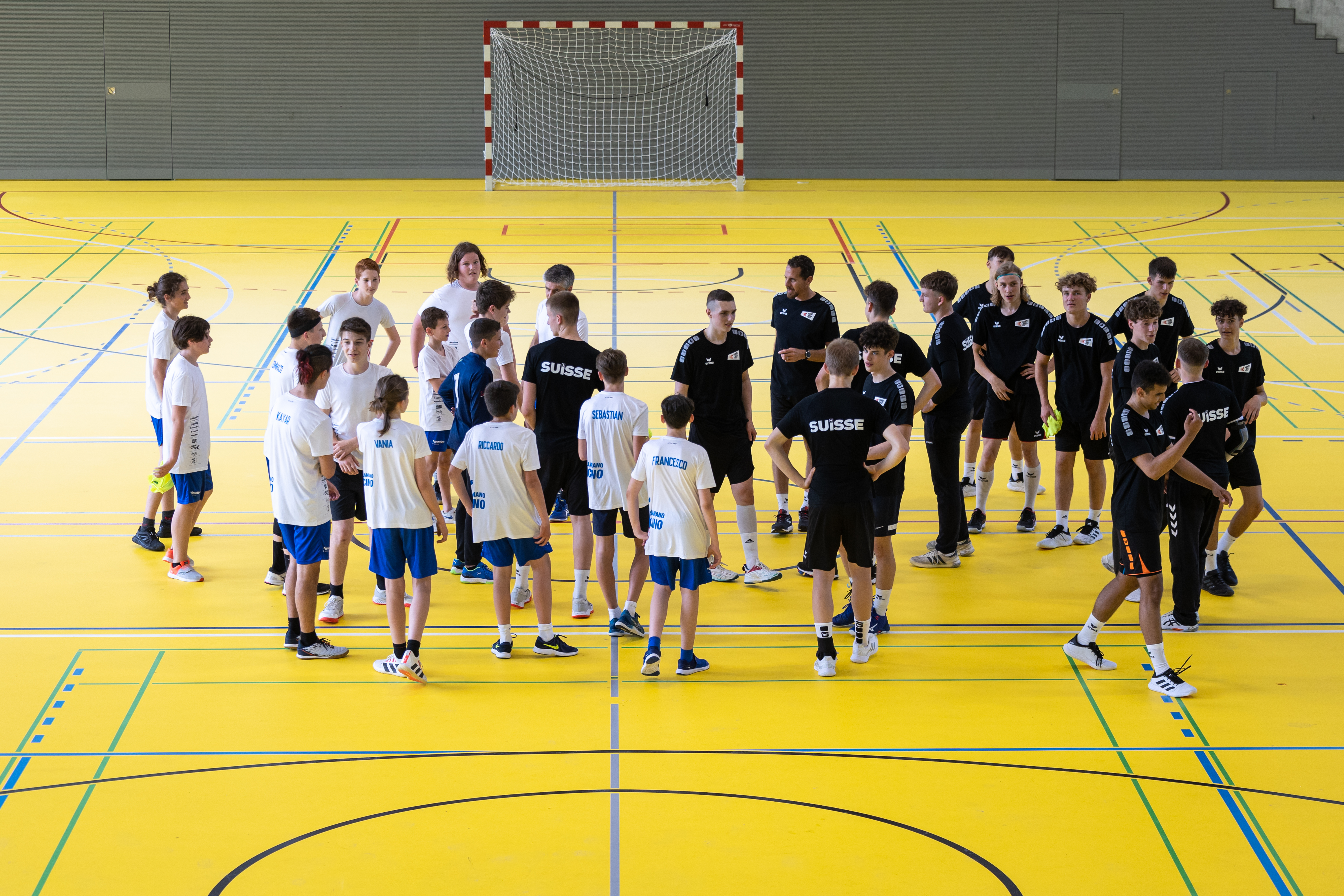 Pallamano Ticino und Schweizer Nachwuchsspieler