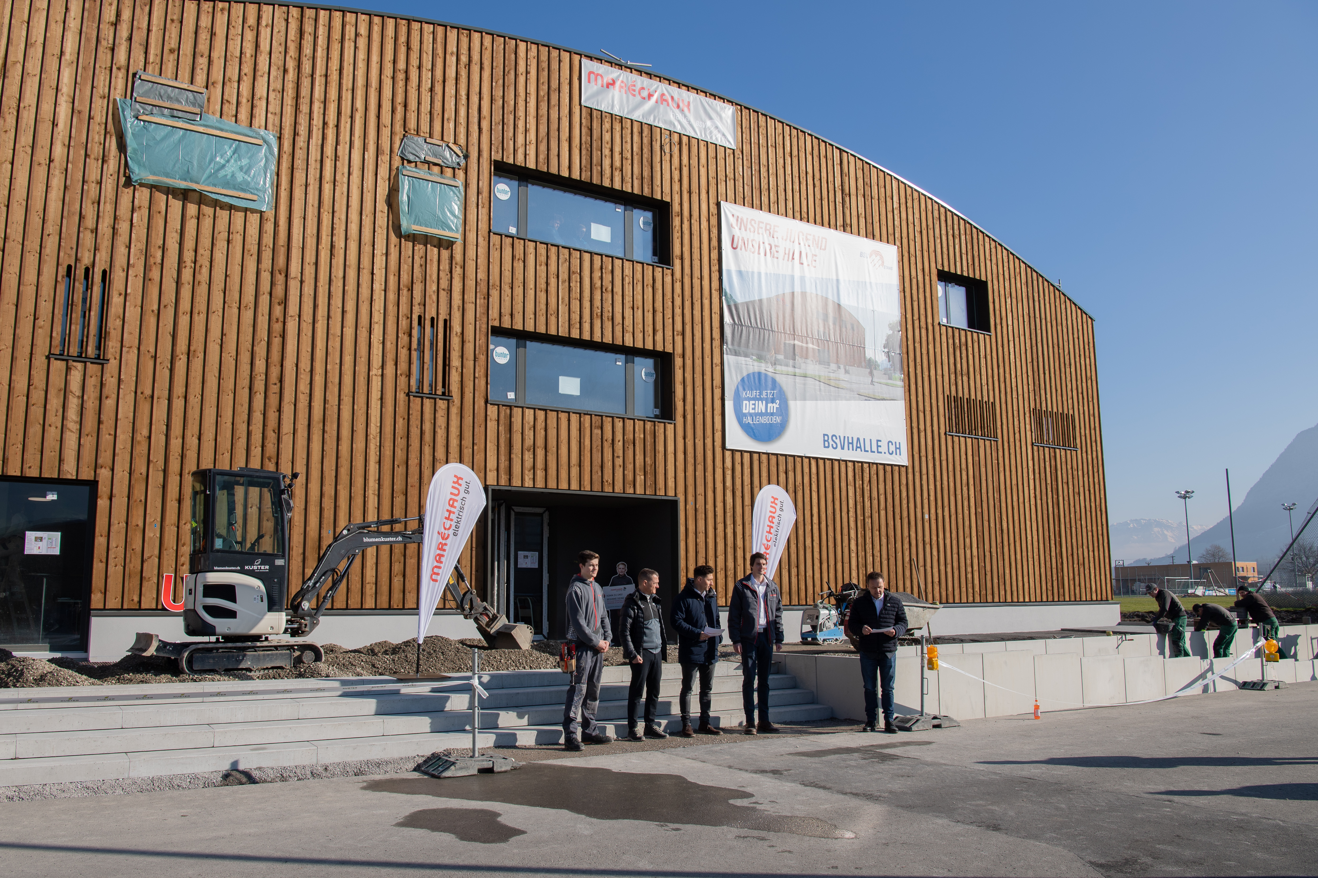 Neue Handball-Halle in Stans