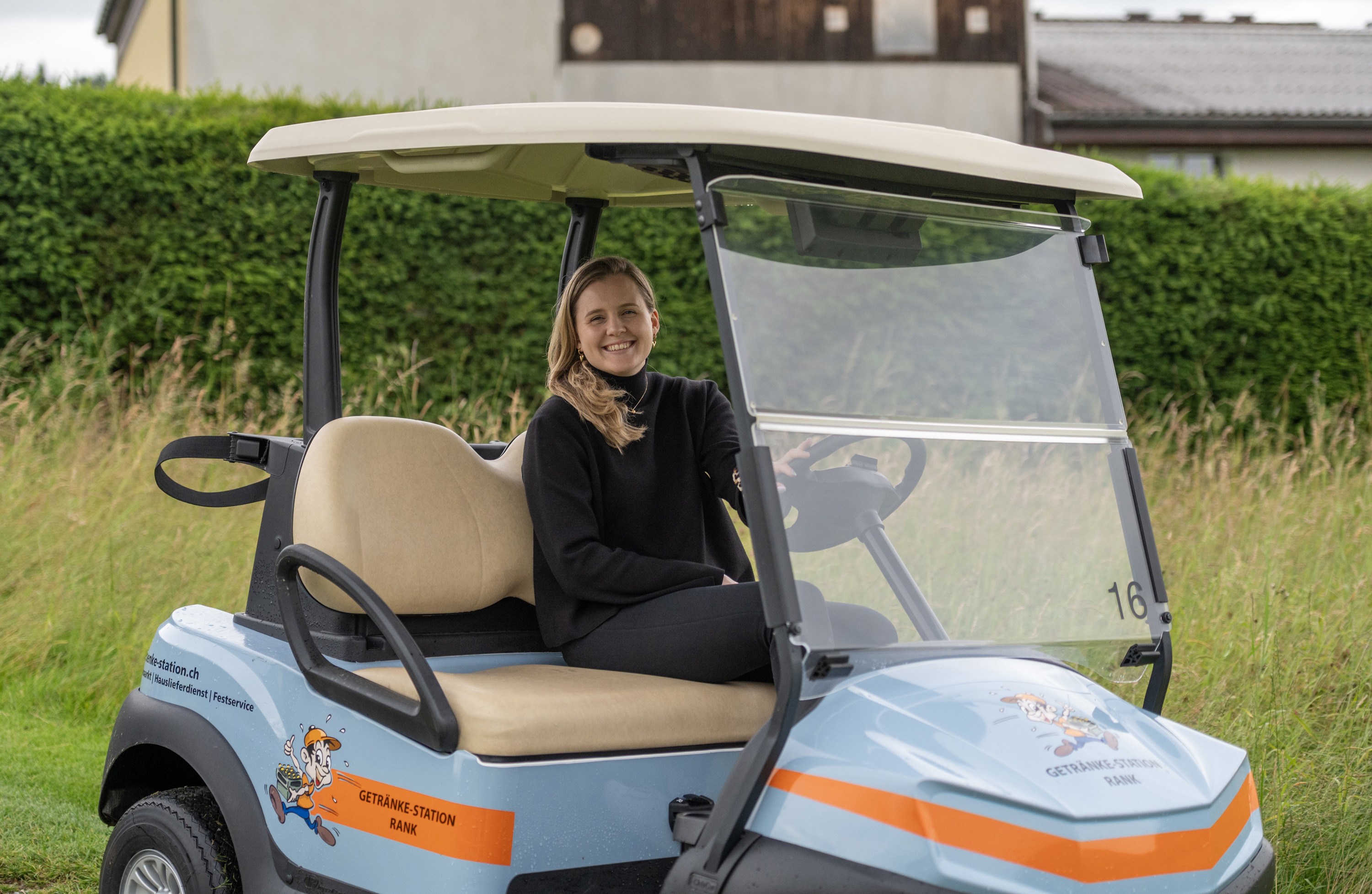 Gute Laune bei Nationalspielerin Chantal Wick