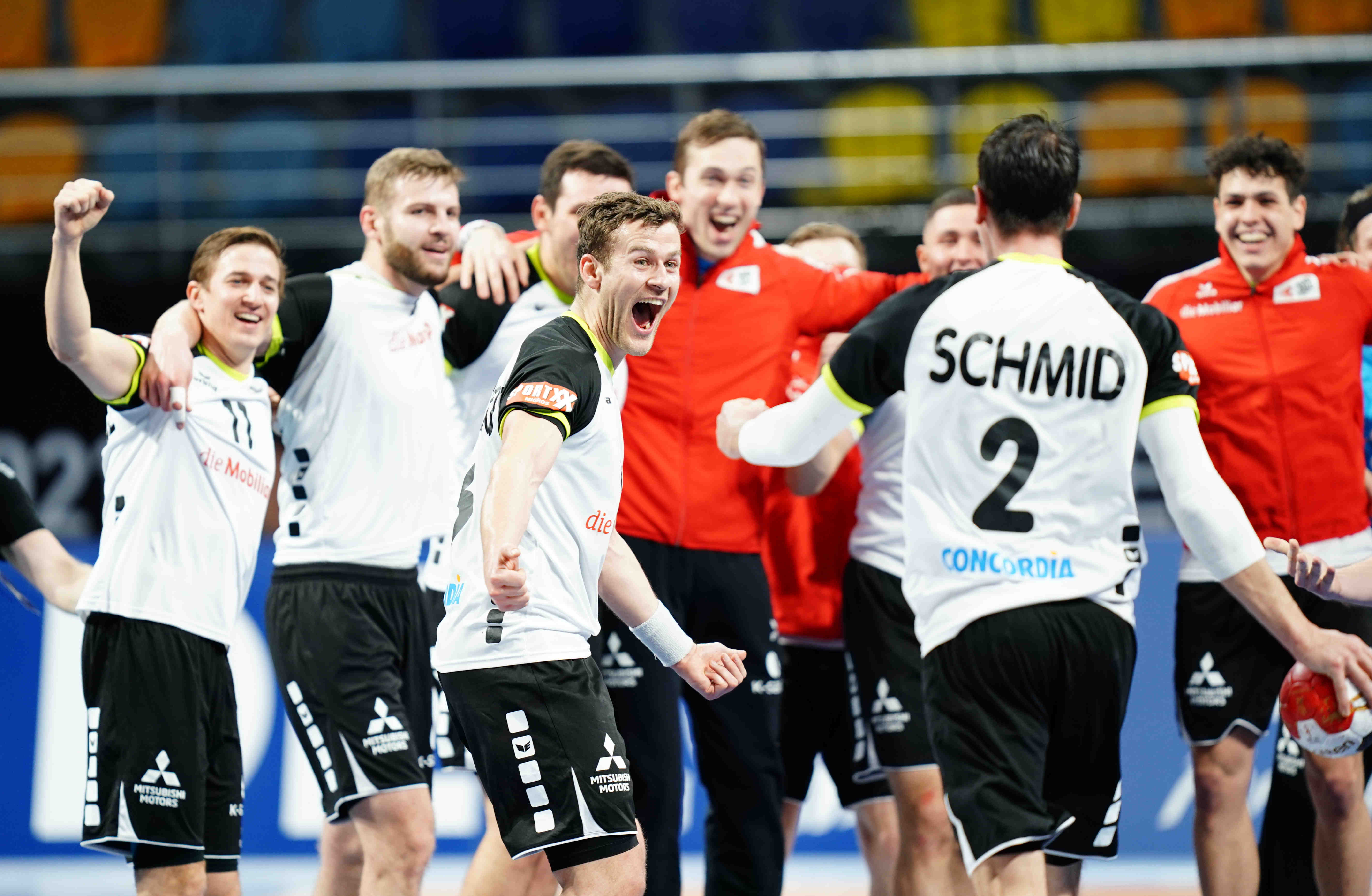 Schweizer Jubel nach dem Sieg