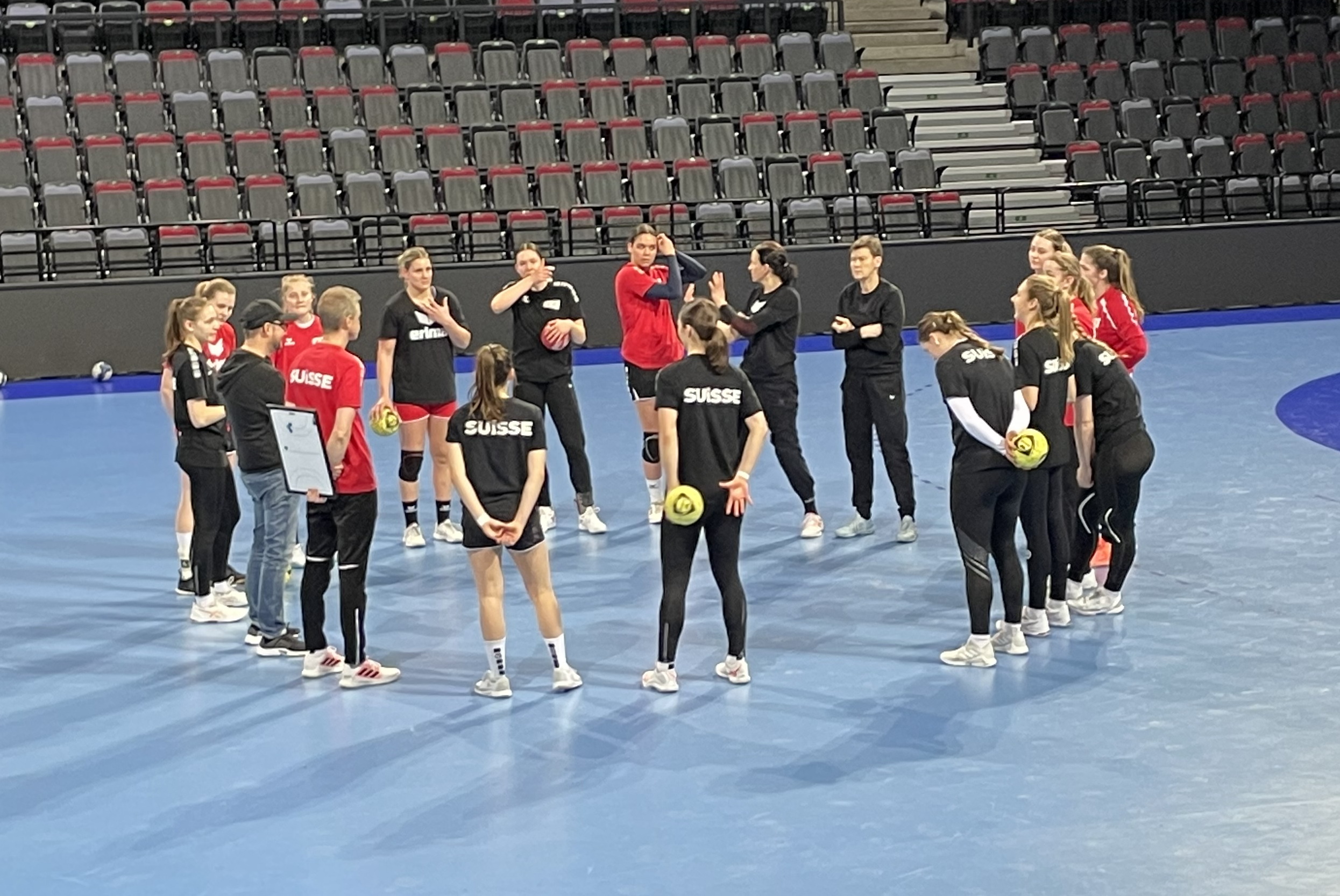 Frauen-Nat im Abschlusstraining in Klaipeda