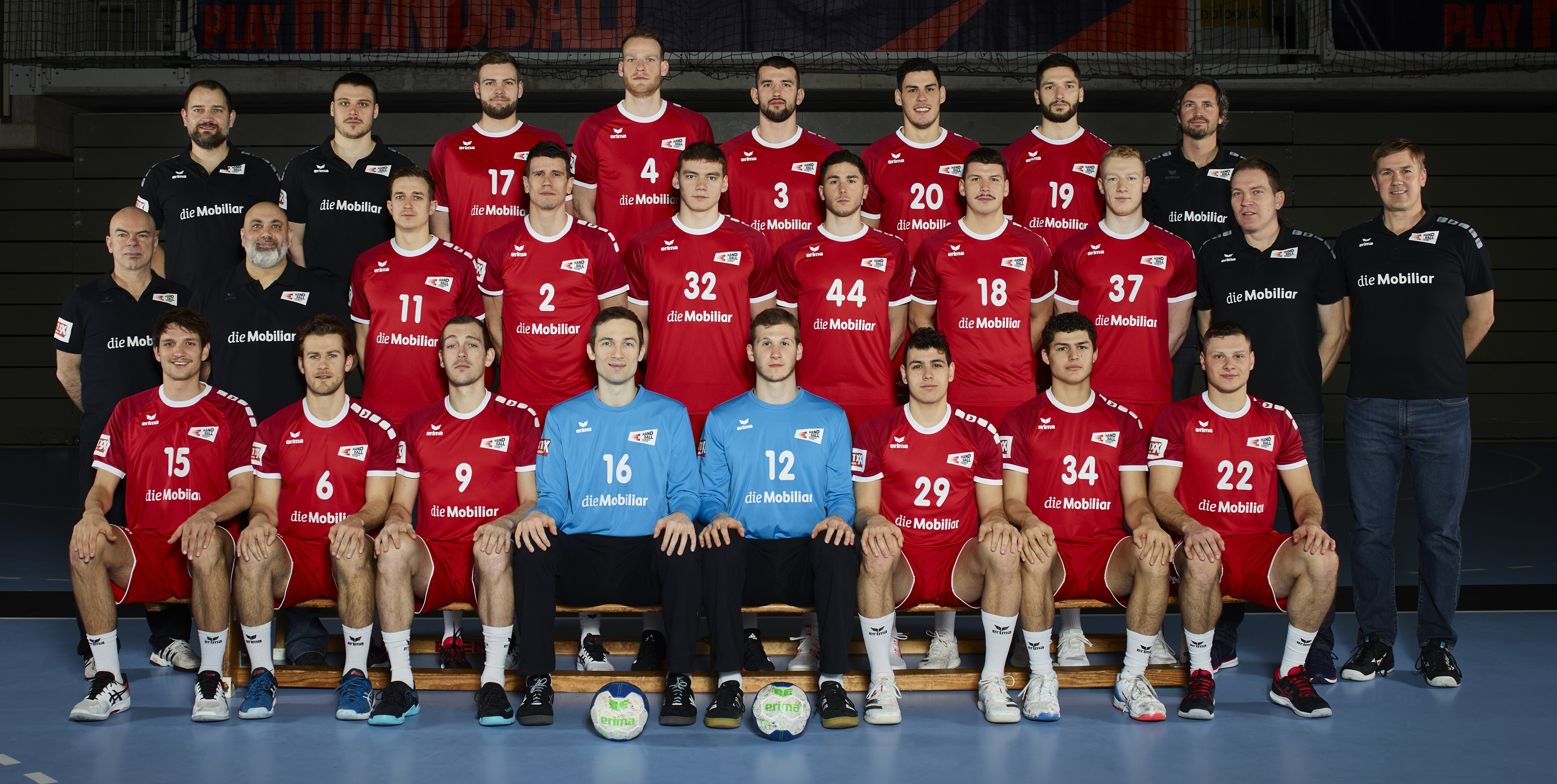 Gruppenbild A-Nationalmannschaft Männer
