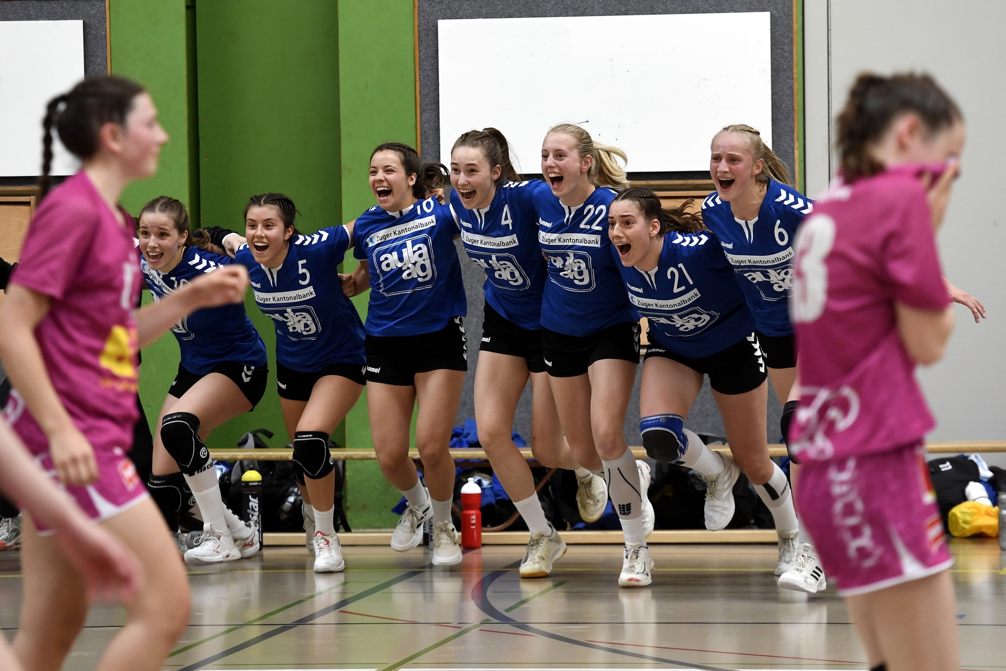 LK Zug U18 Jubel Alexander Wagner