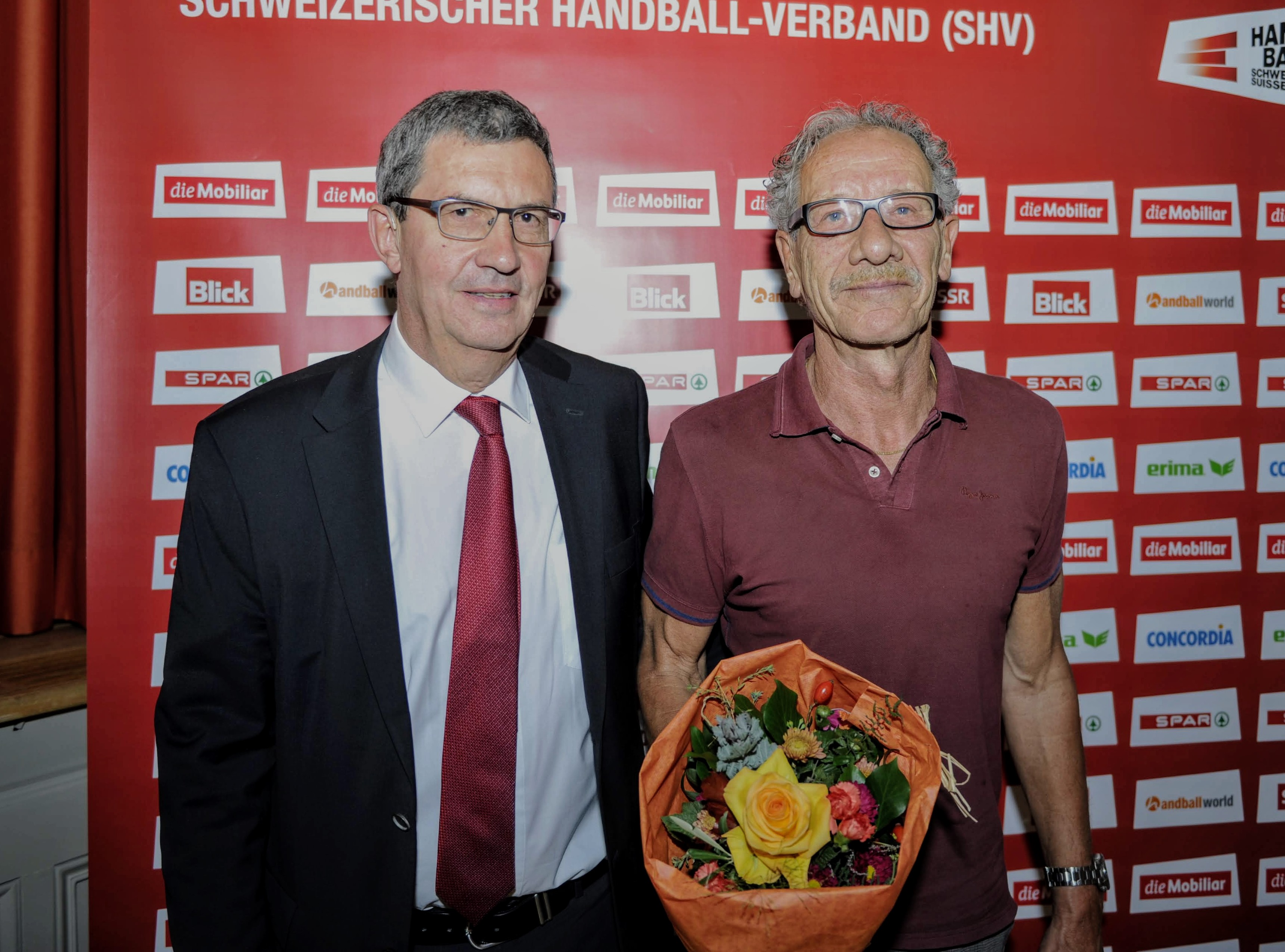 Zentralpräsident Ulrich Rubeli (links) mit Martin Strupler