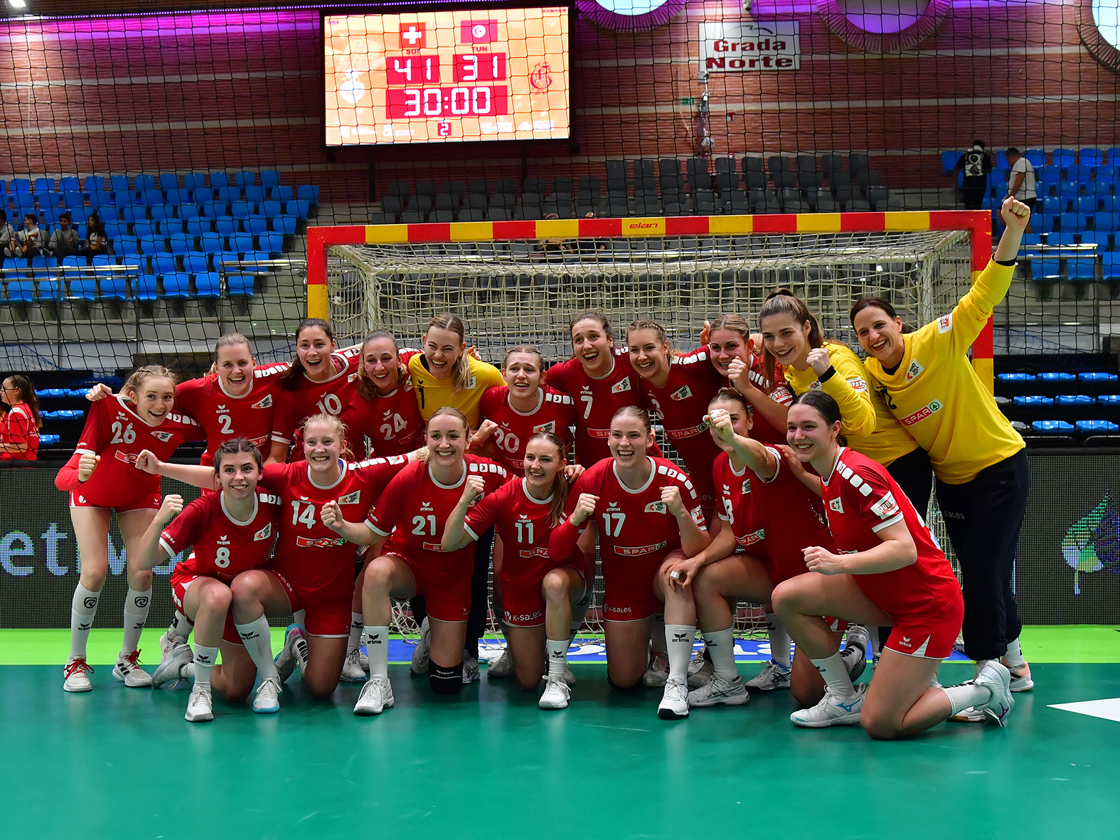 Gegen Tunesien stellten sie mit 41 Toren gar einen Schweizer Rekord auf