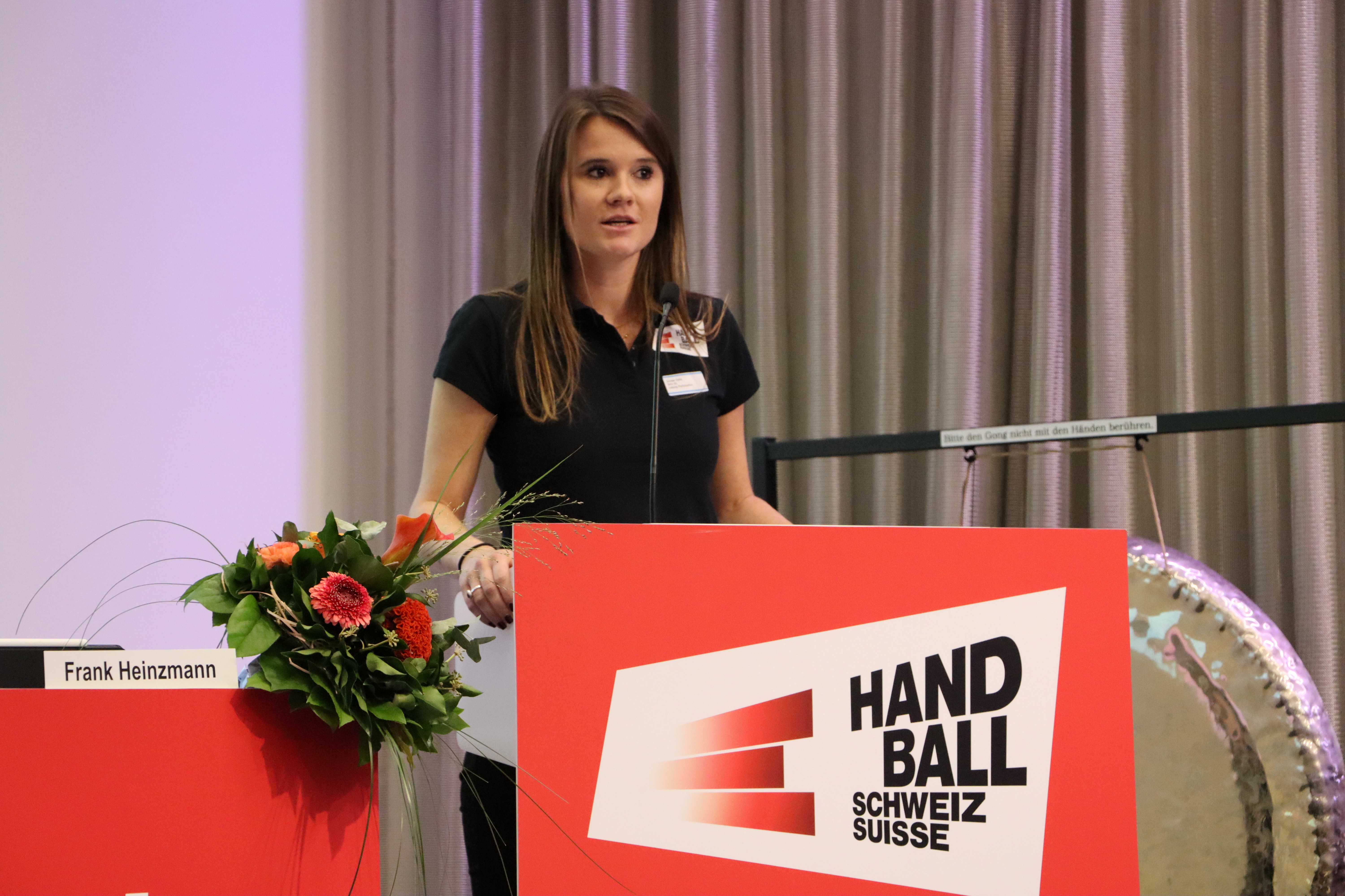 Delia Dünser, Leiterin Partizipation, hatte ihren ersten Auftritt