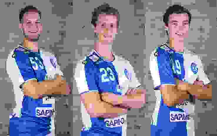 Jost Brücker, Max Dannmeyer und Thomas Koller (v.l.) bleiben bei GC Amicitia Jost Brücker, Max Dannmeyer und Thomas Koller (v.l.) bleiben bei GC Amicitia