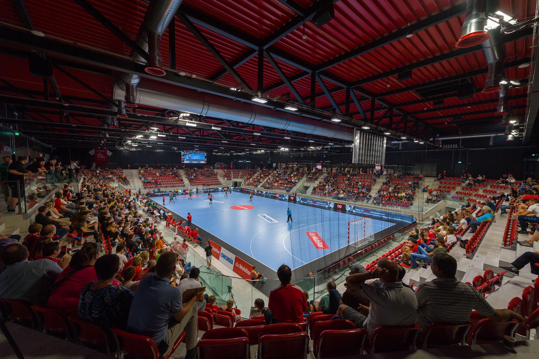AXA Arena am Handball Supercup 2018 (Martin Deuring)