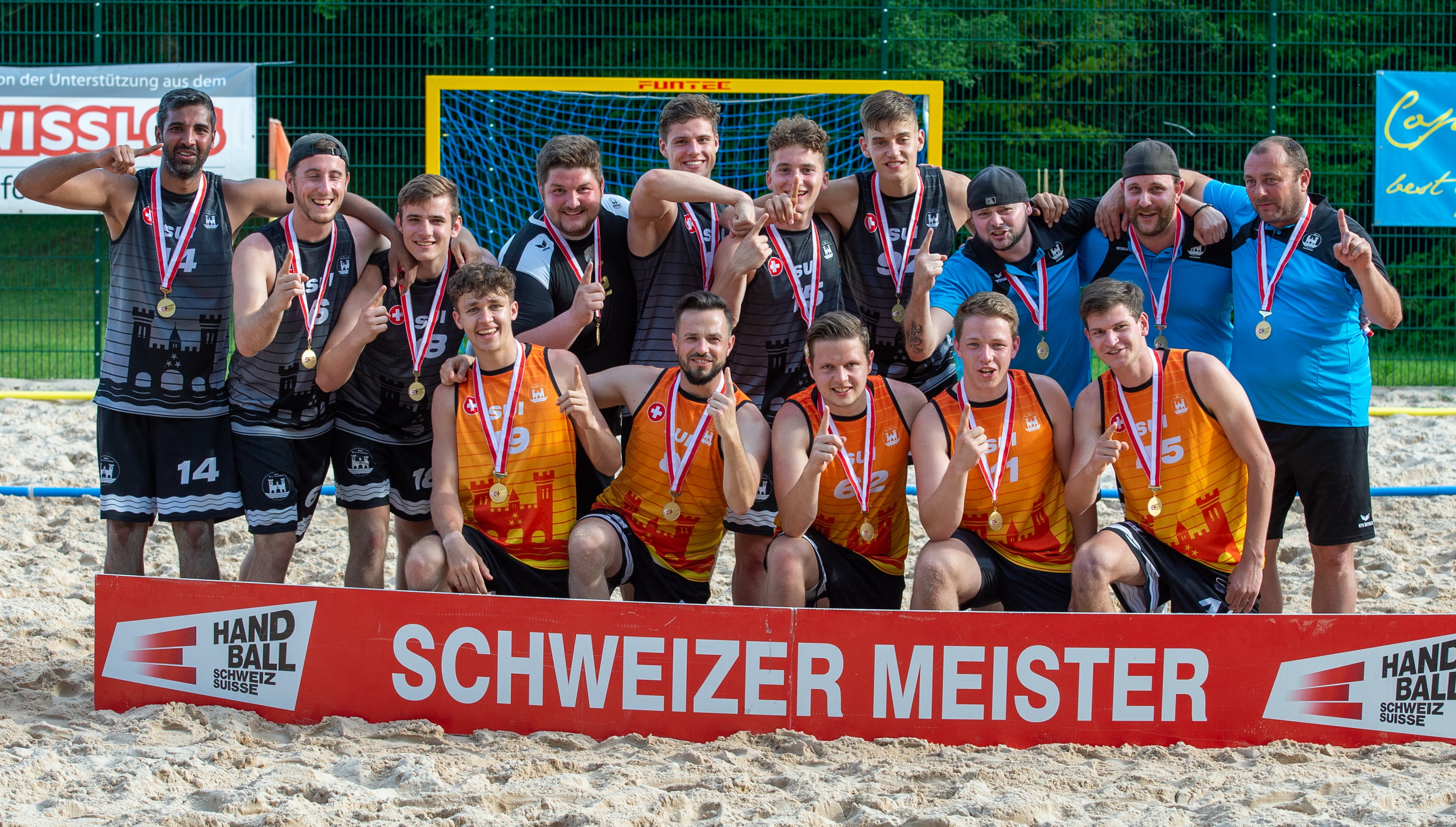 BHV Wasserschloss, Schweizer Meister Männer 2019. (Roland Peter)