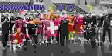 Schweizer Feiern Sieg Gegen Georgien Schweizer Feiern Sieg Gegen Georgien