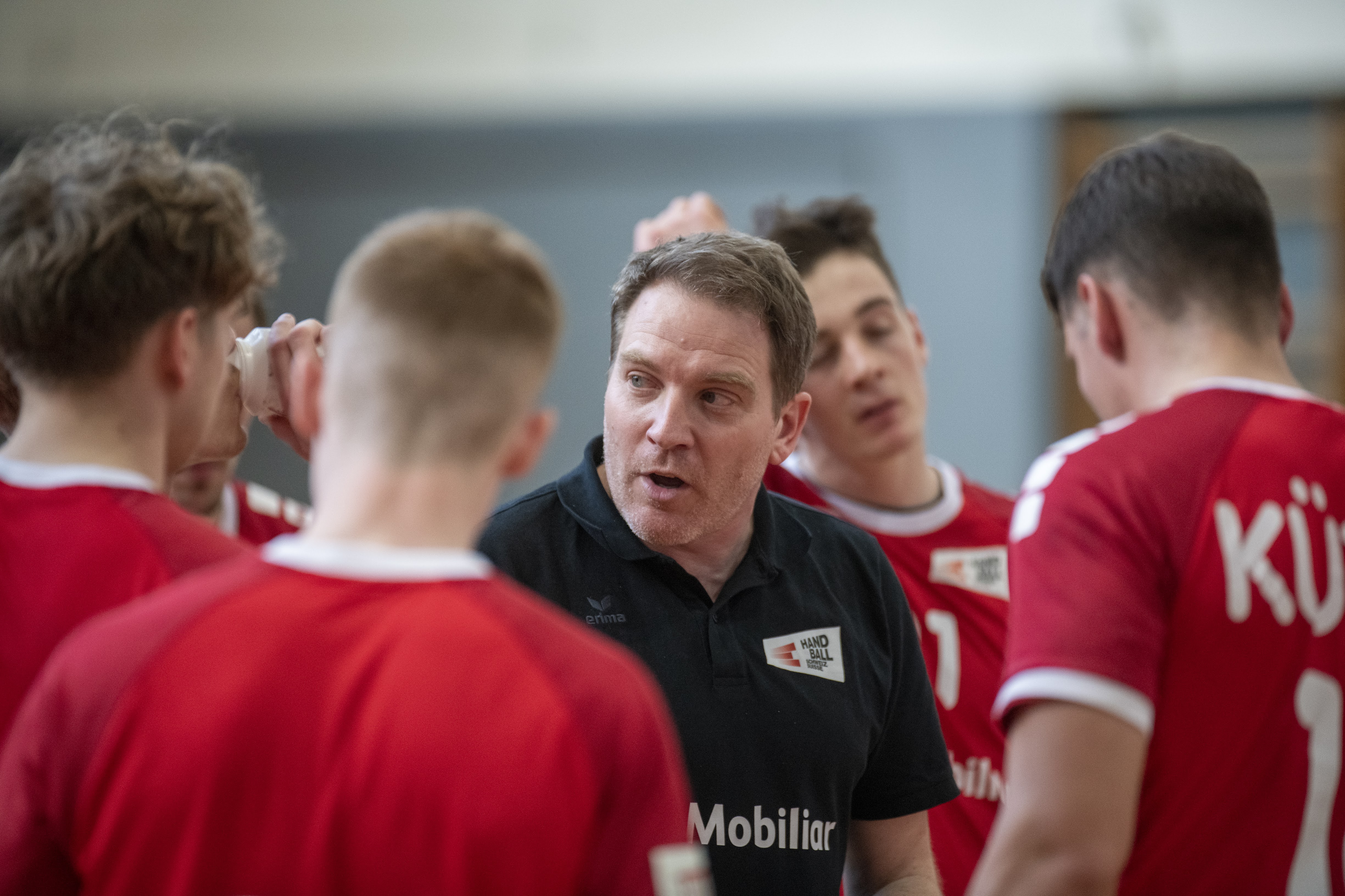 Michael Suter während eines Timeouts