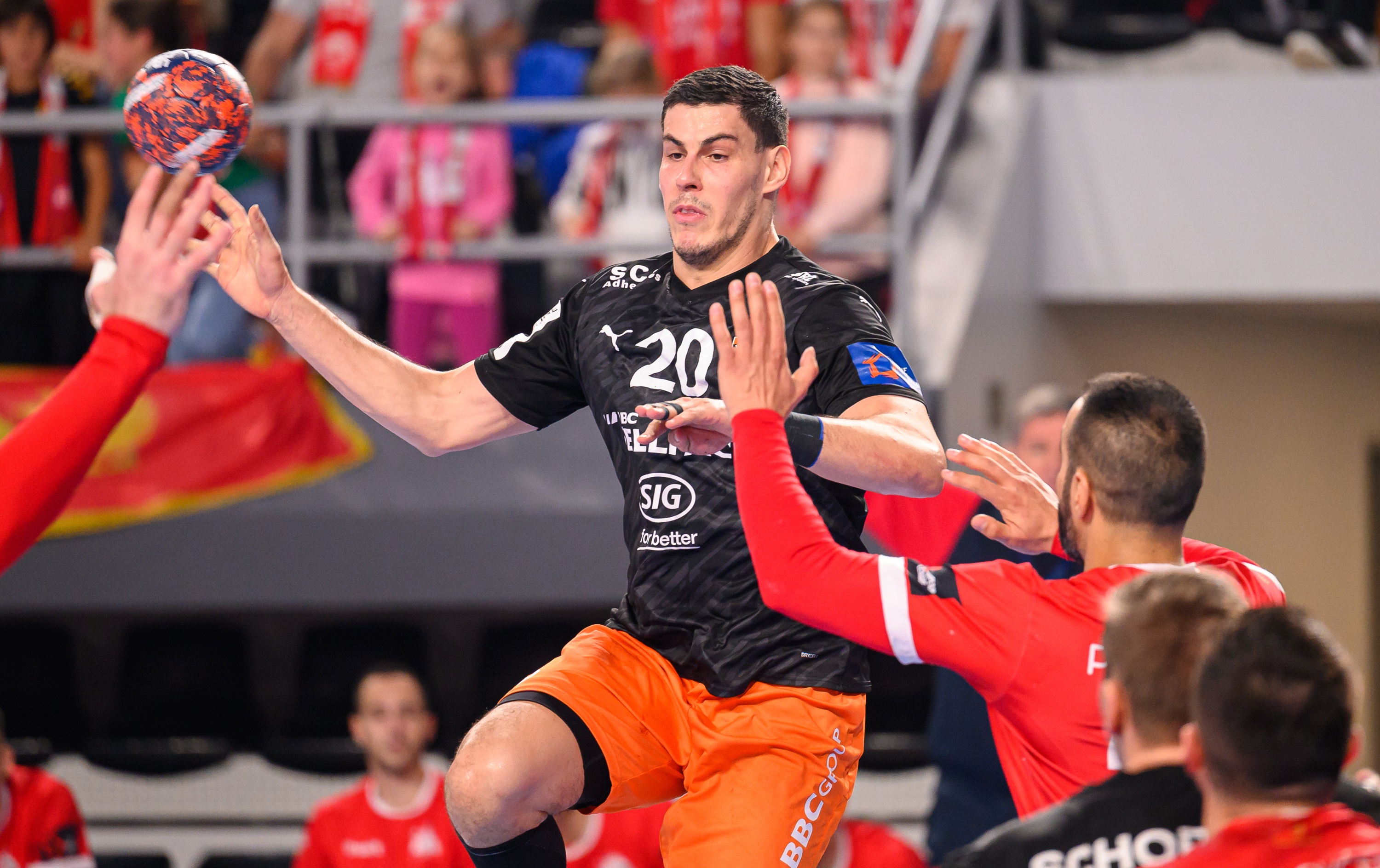 EHF European League Group Phase Match Between HC Lovcen Cetinje And Kadetten Schaffhausen00150