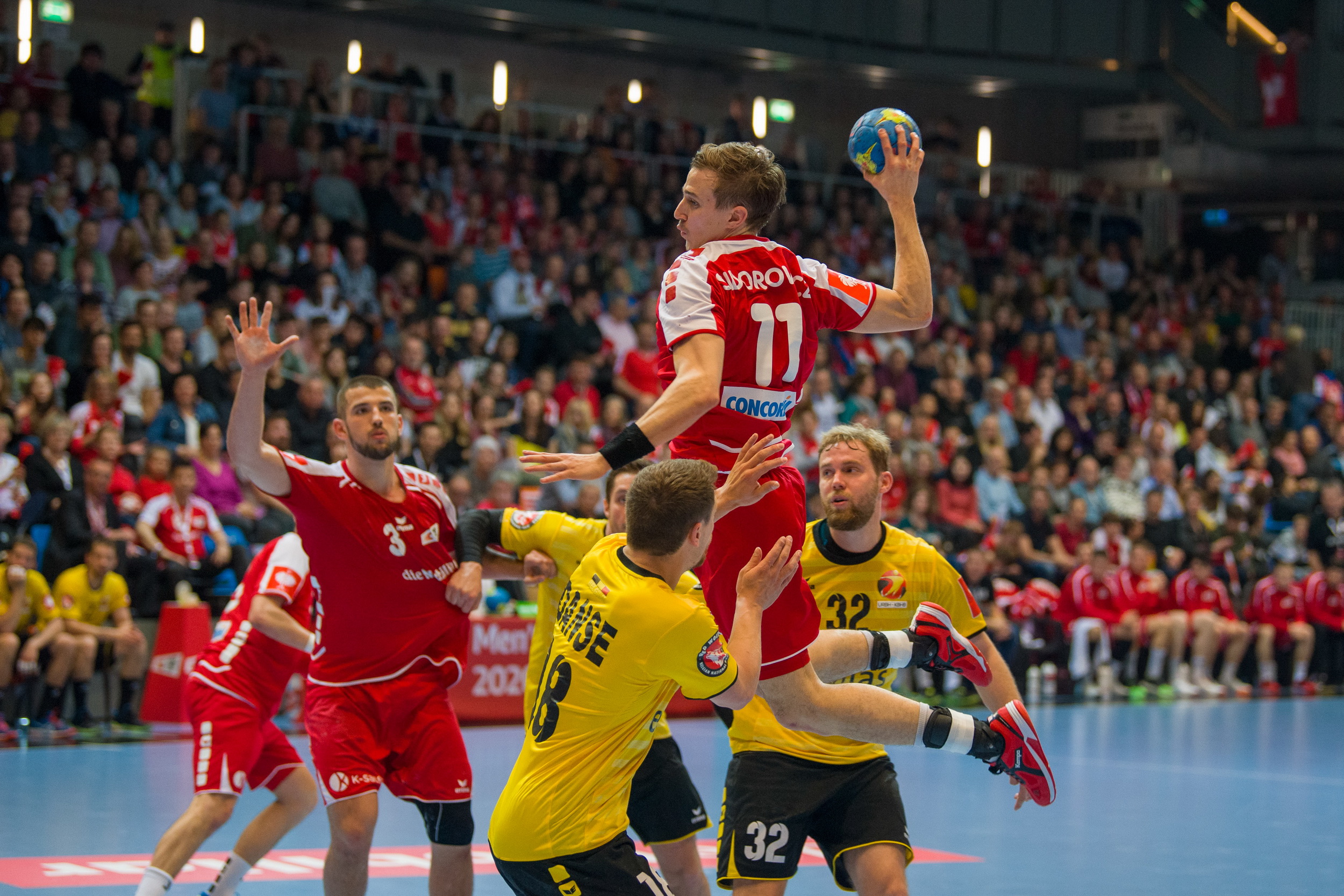 Roman Sidorowicz im Heimspiel am 14. April 2019 gegen Belgien. (Martin Deuring)