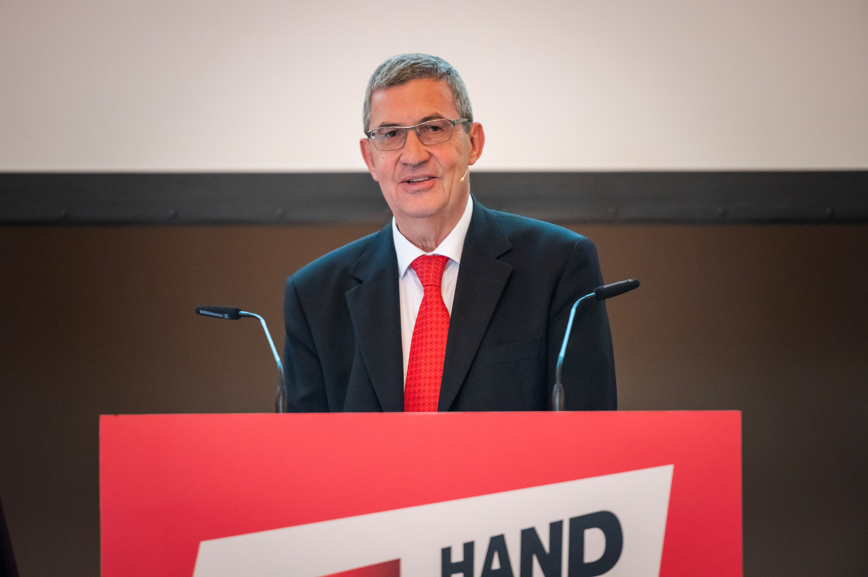 Ulrich Rubeli an seiner letzten SHV Mitgliederversammlung