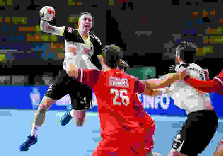 Mehdi Ben Romdhane beim Wurf Mehdi Ben Romdhane beim Wurf