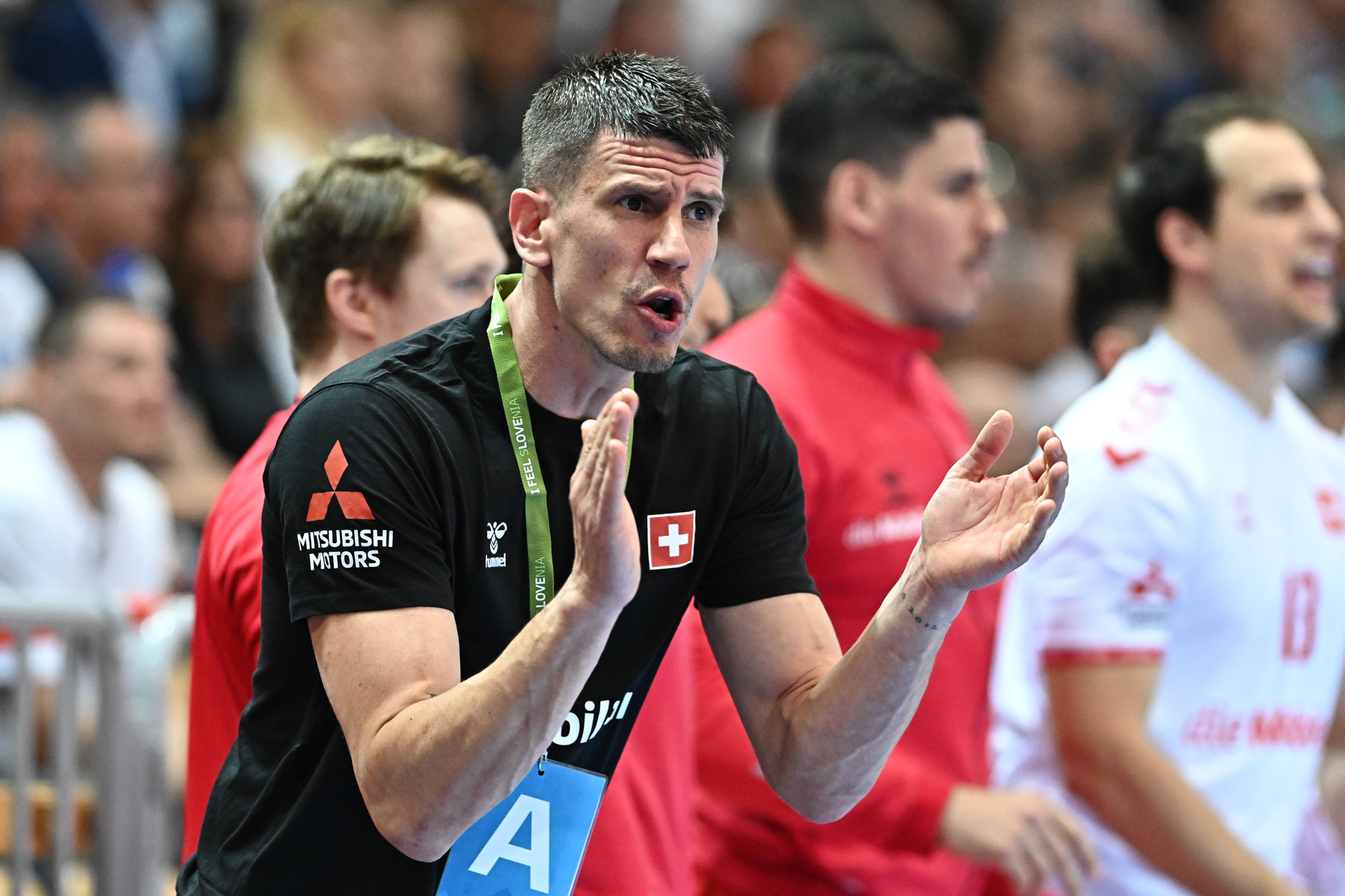 Nationaltrainer Andy Schmid in Slowenien