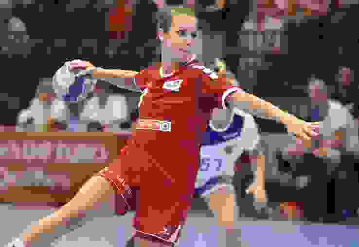 Kerstin Kündig beim Siebenmeter gegen Russland. (Alexander Wagner, 29.09.2019) Kerstin Kündig beim Siebenmeter gegen Russland. (Alexander Wagner, 29.09.2019)