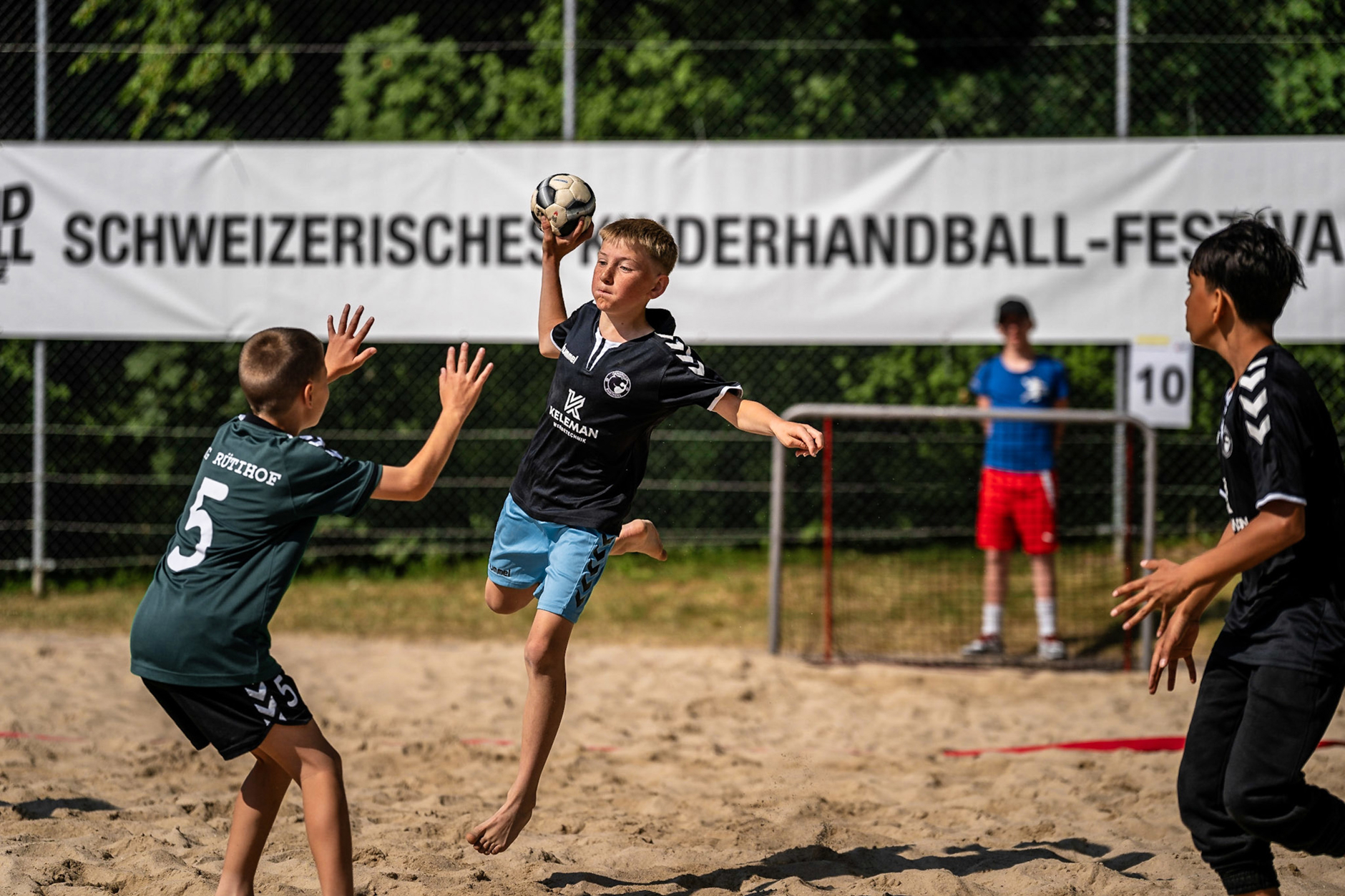 Kinderhandball Festival in Zofingen 2023 - Beach Softhandball