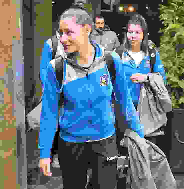 Daphne Gautschi mit Metz am FINAL4 in Budapest. (Metz Handball) Daphne Gautschi mit Metz am FINAL4 in Budapest. (Metz Handball)