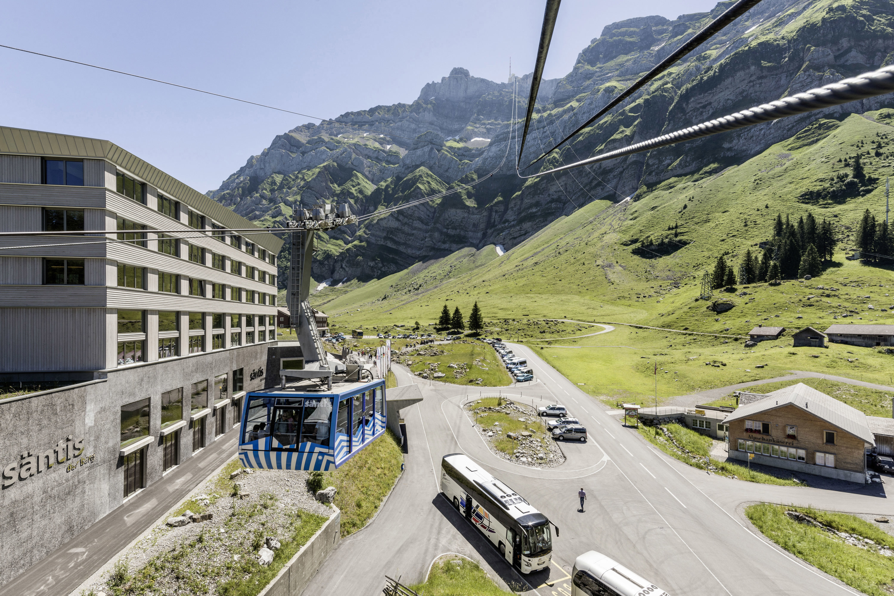 Hotel Säntis mit Schwebebahn