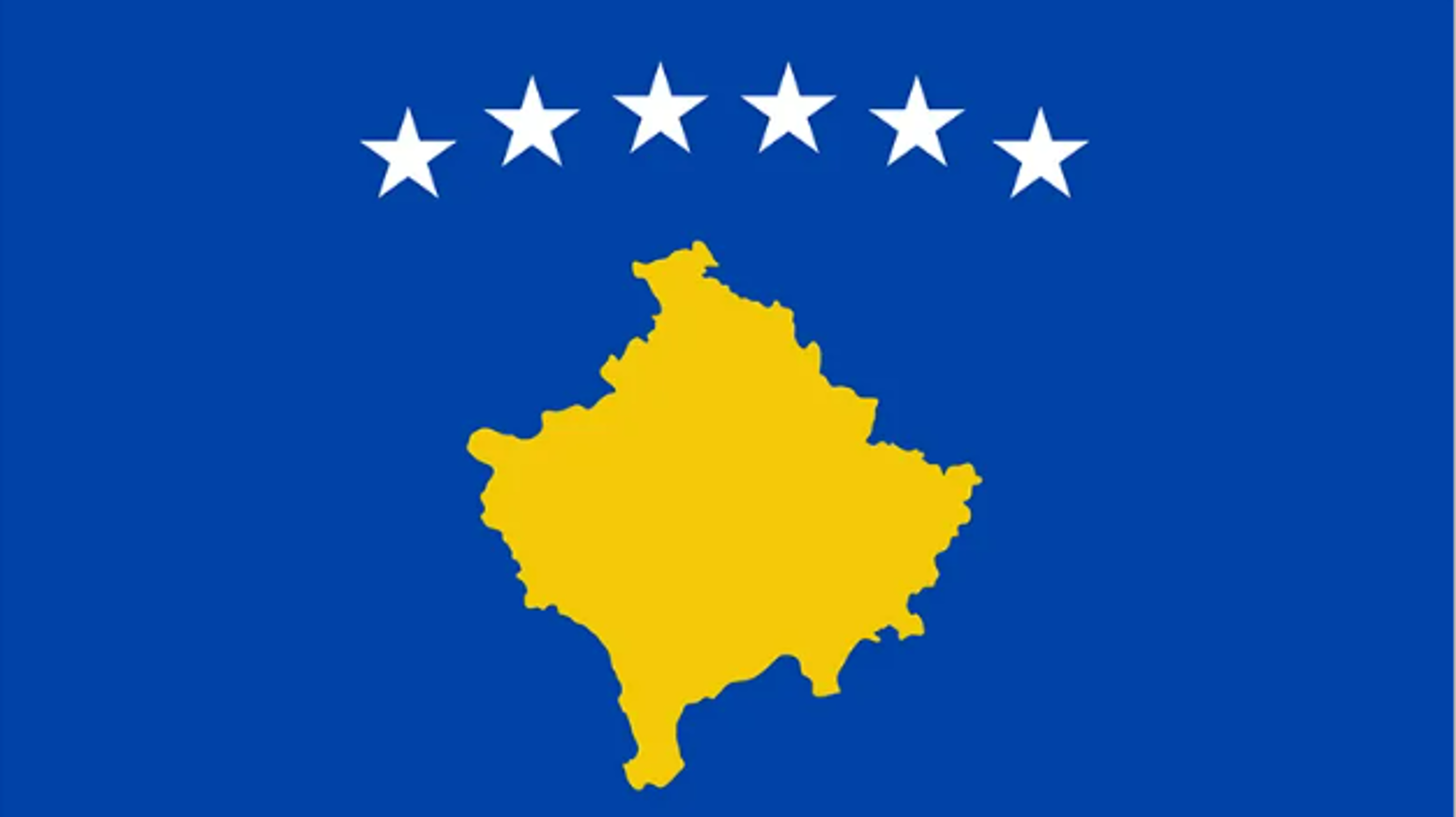 Kosovo Flagge