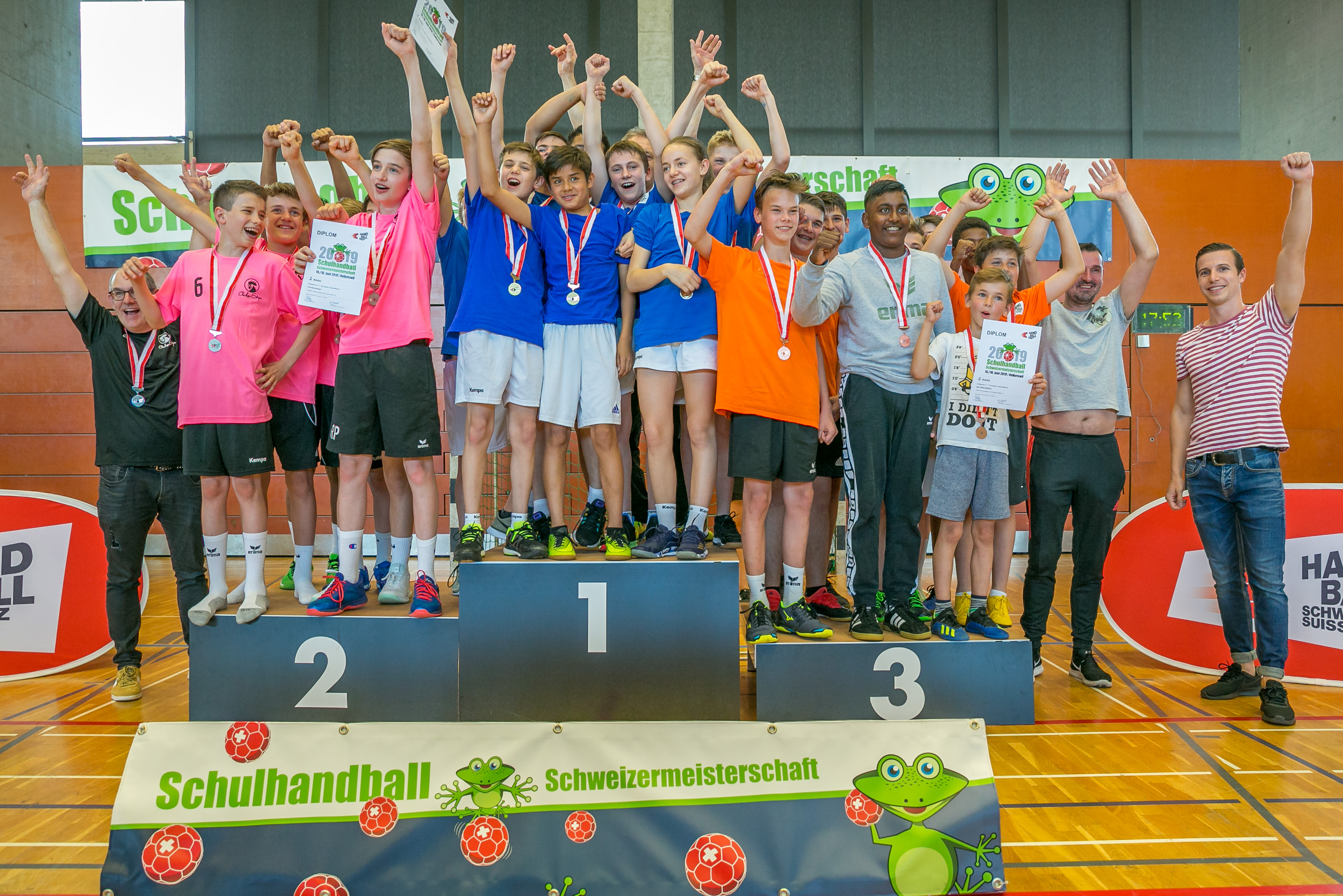 Siegerehrung 7. Sj. Kn