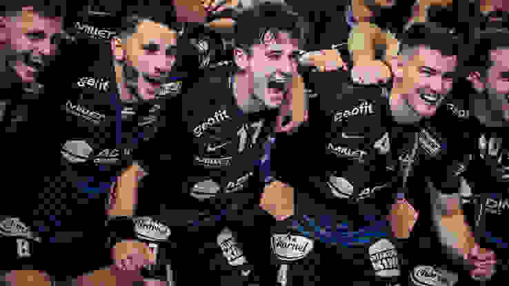 Noam Leopold mit Champions-League-Bronze Noam Leopold mit Champions-League-Bronze