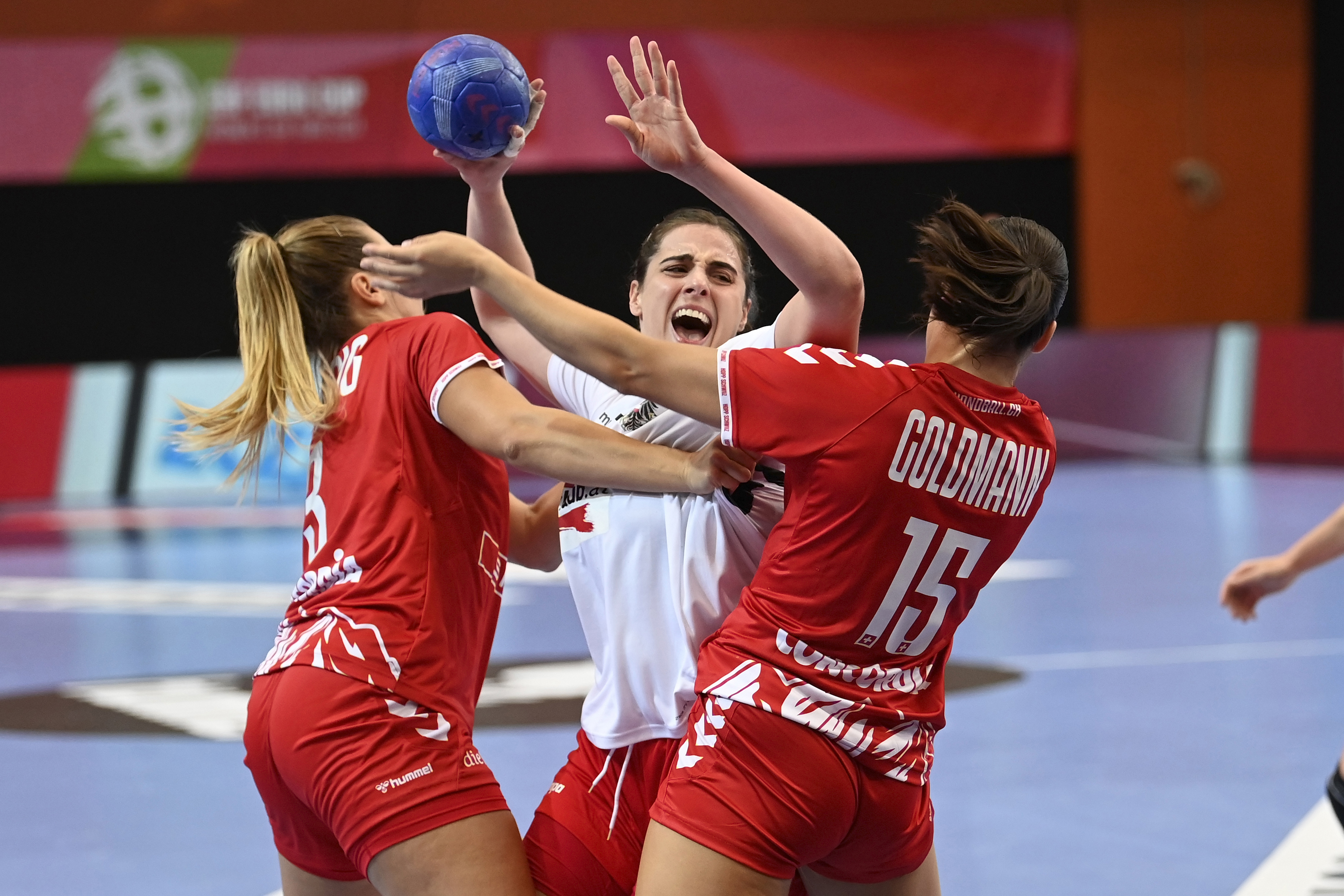 Die Schweizer Defensive stand gestern ihre Frau