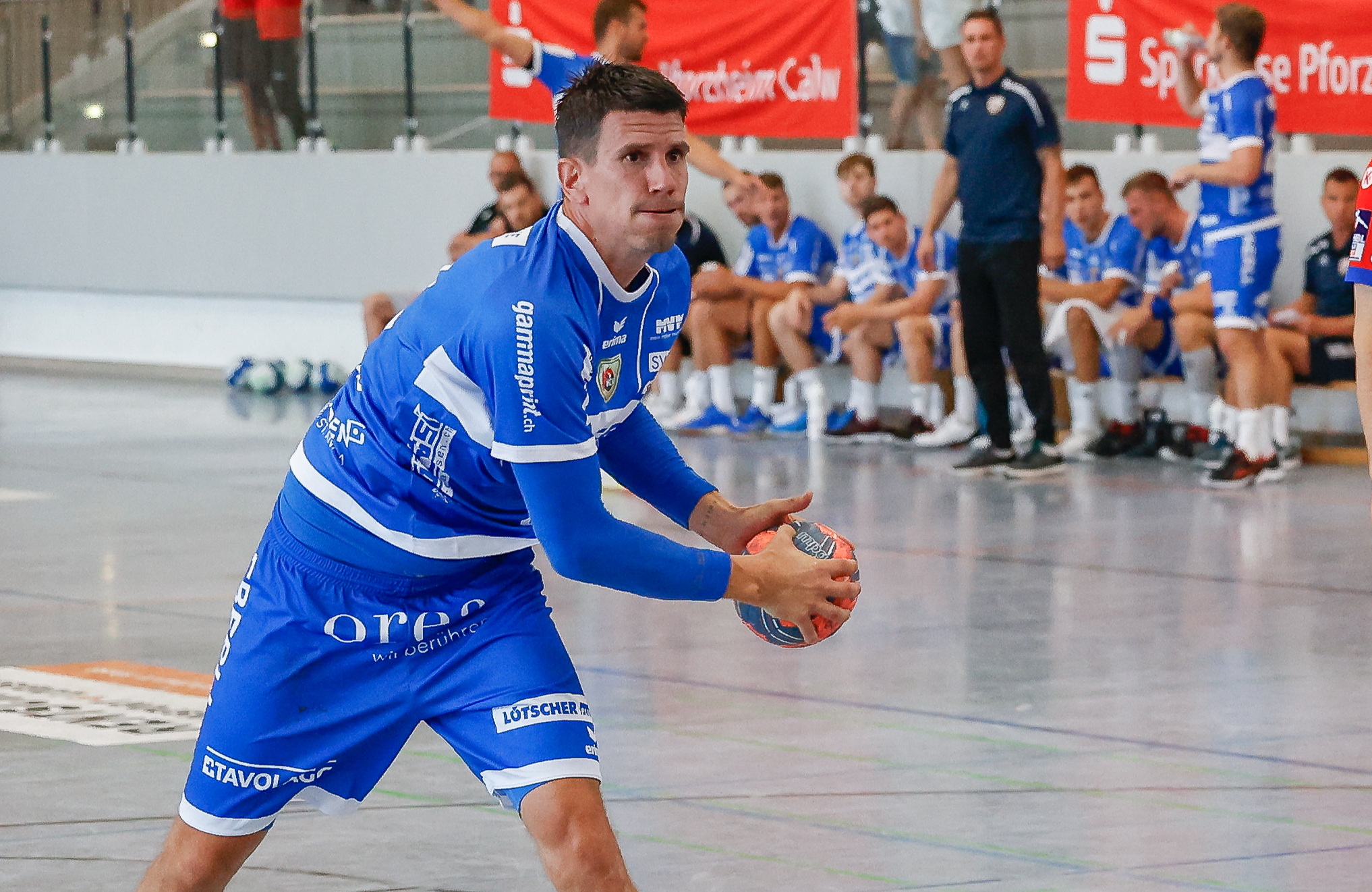 Andy Schmid in Aktion im HCKL-Dress