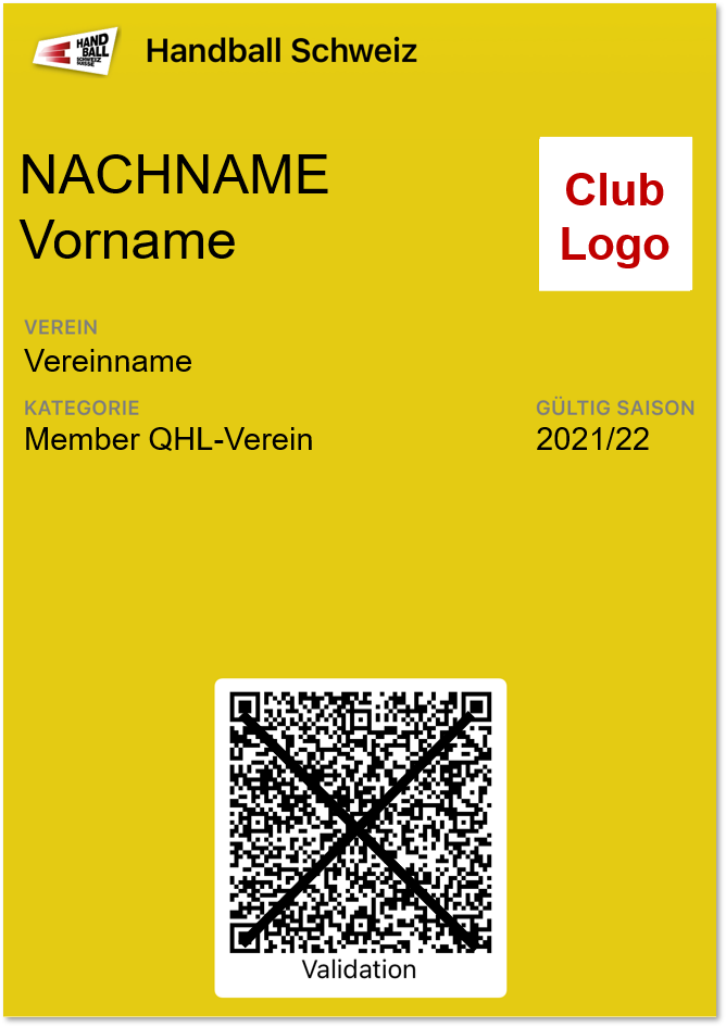 Ausweis Kat 7 SHL Vereine