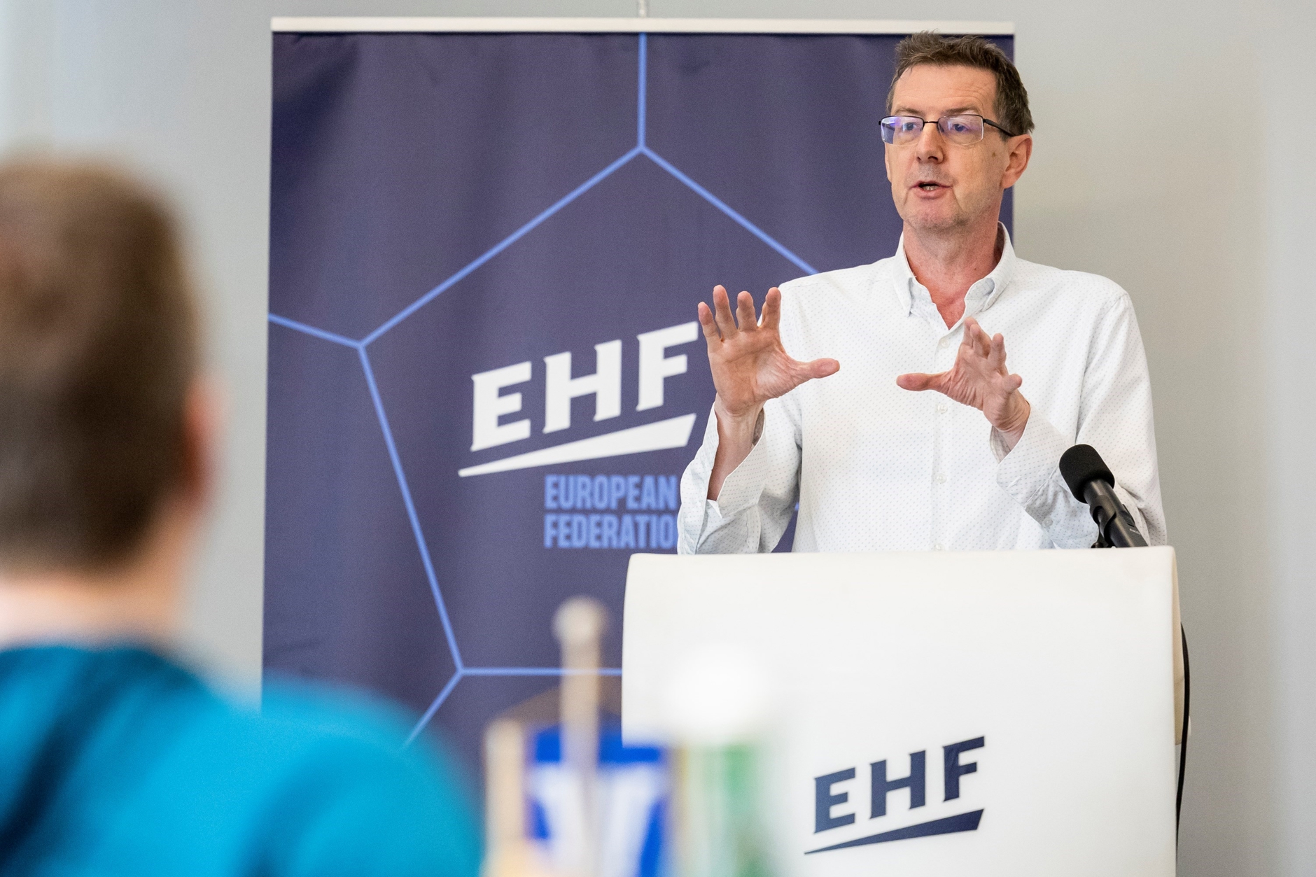 ... und Markus Glaser informierten über die Entwicklung der EHF-Strukturen