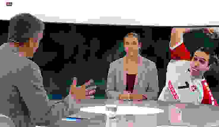 Tabea Schmid im Sportpanorama Tabea Schmid im Sportpanorama