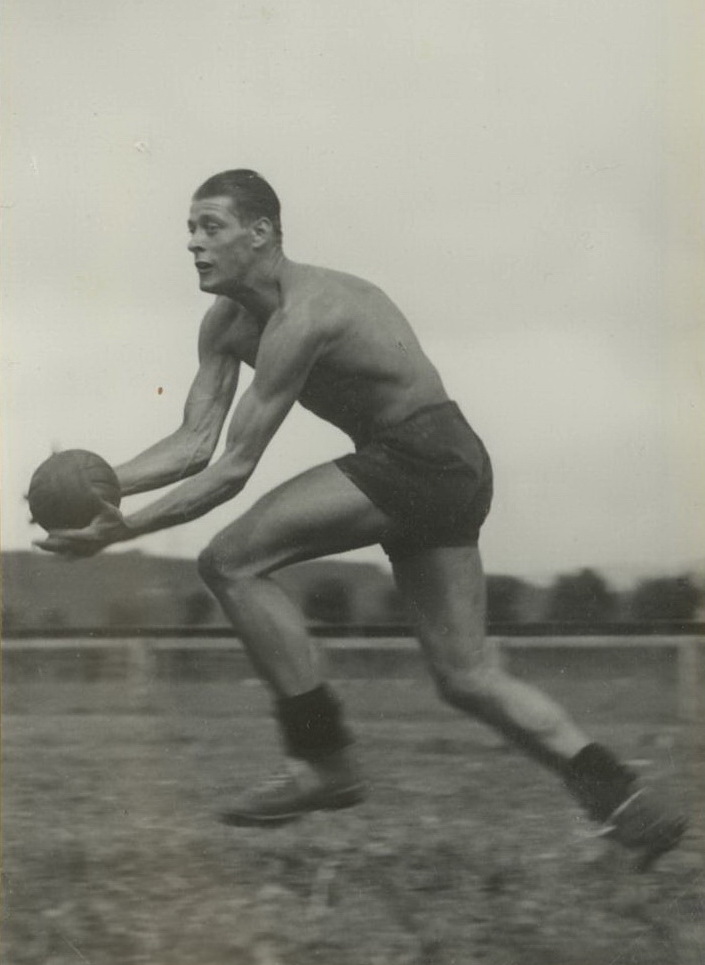 1938 Vorbereitung WM In Zofingen Auswahlspiel Meyer Werner Kress