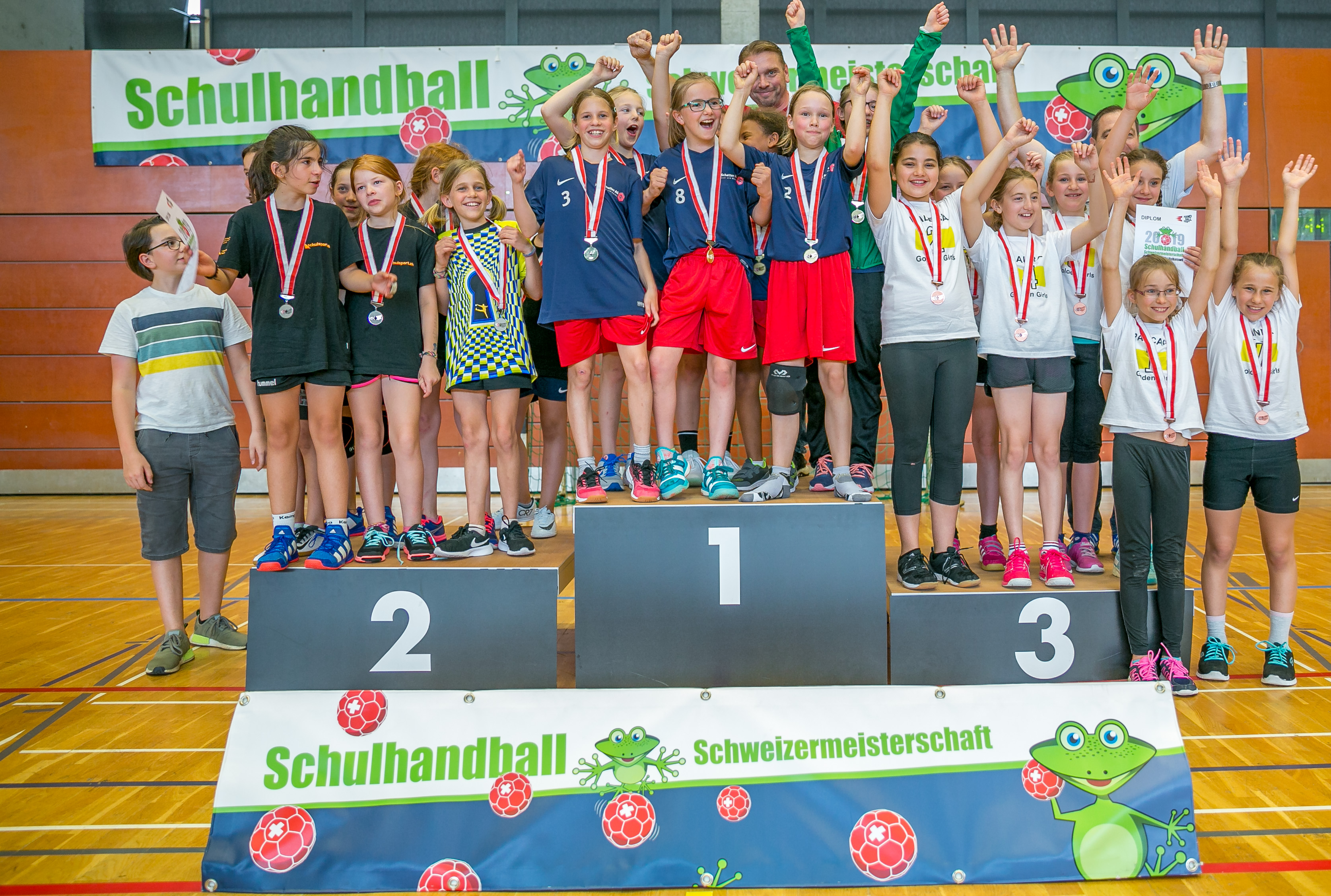 Siegerehrung 4. Sj. Mä