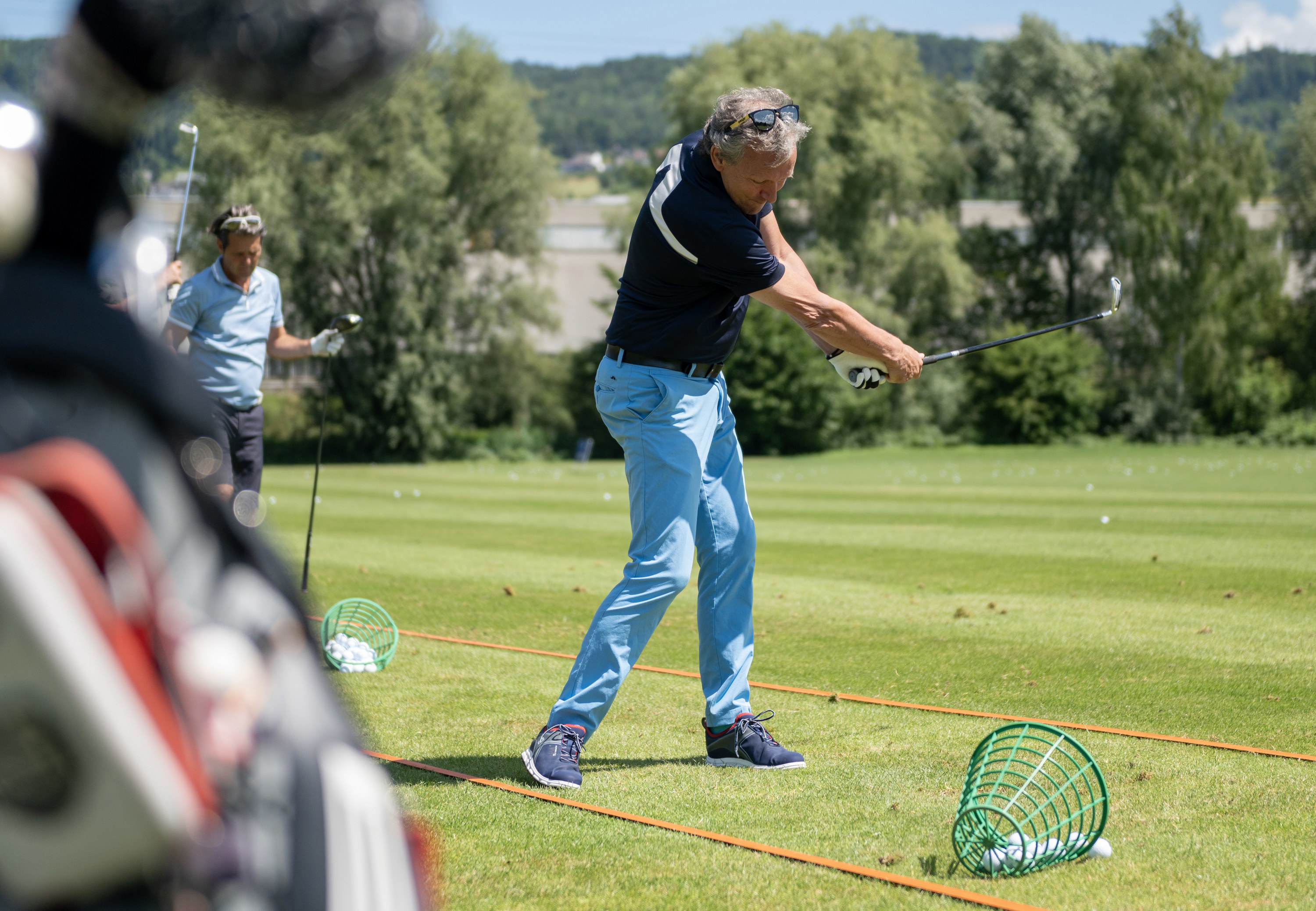 Ein gekonnter Abschlag will geübt sein