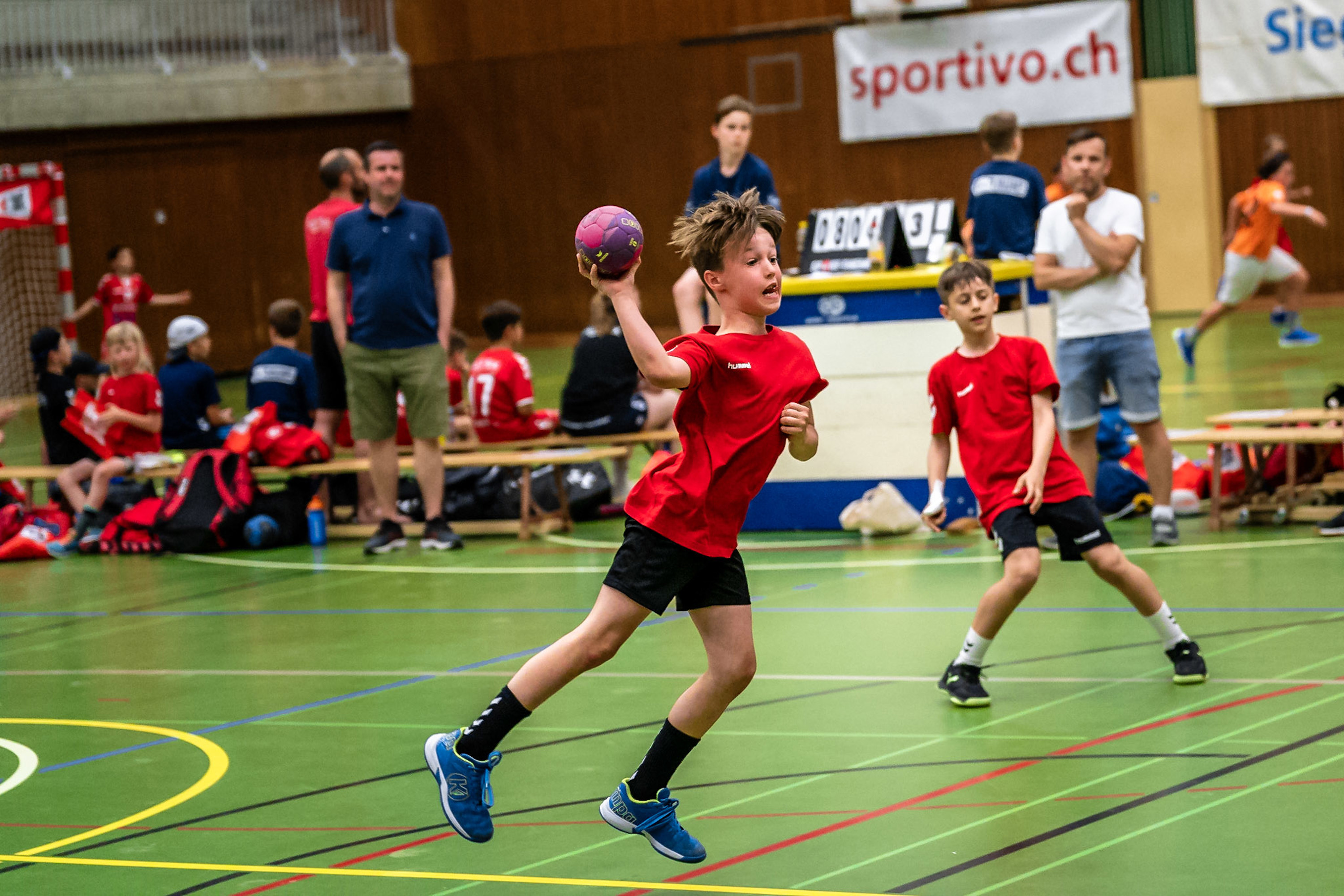 Kinderhandball Festival in Zofingen Minihandball