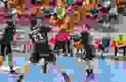 Kevin Jud (Mitte) gastiert mit Pfadi beim BSV Bern (Martin Deuring) Kevin Jud (Mitte) gastiert mit Pfadi beim BSV Bern (Martin Deuring)