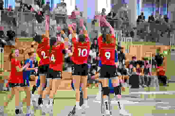 Defense im Frauen-Final Defense im Frauen-Final