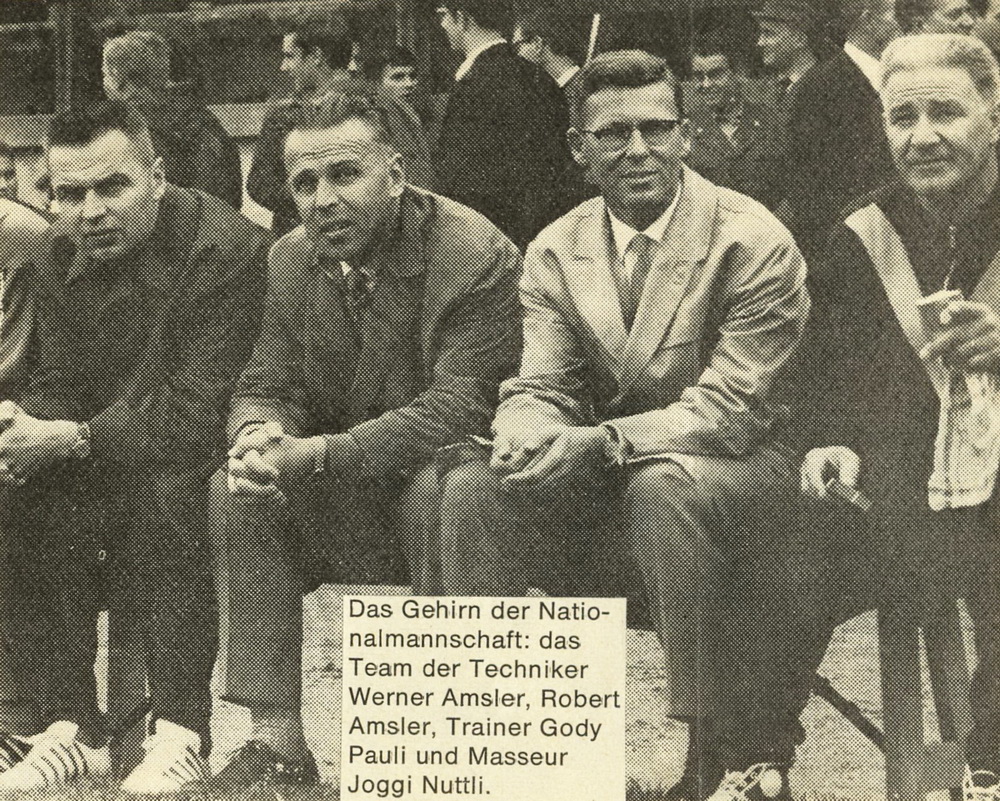 1966 06 30 GER SUI Neunkirchen AUT Trainer