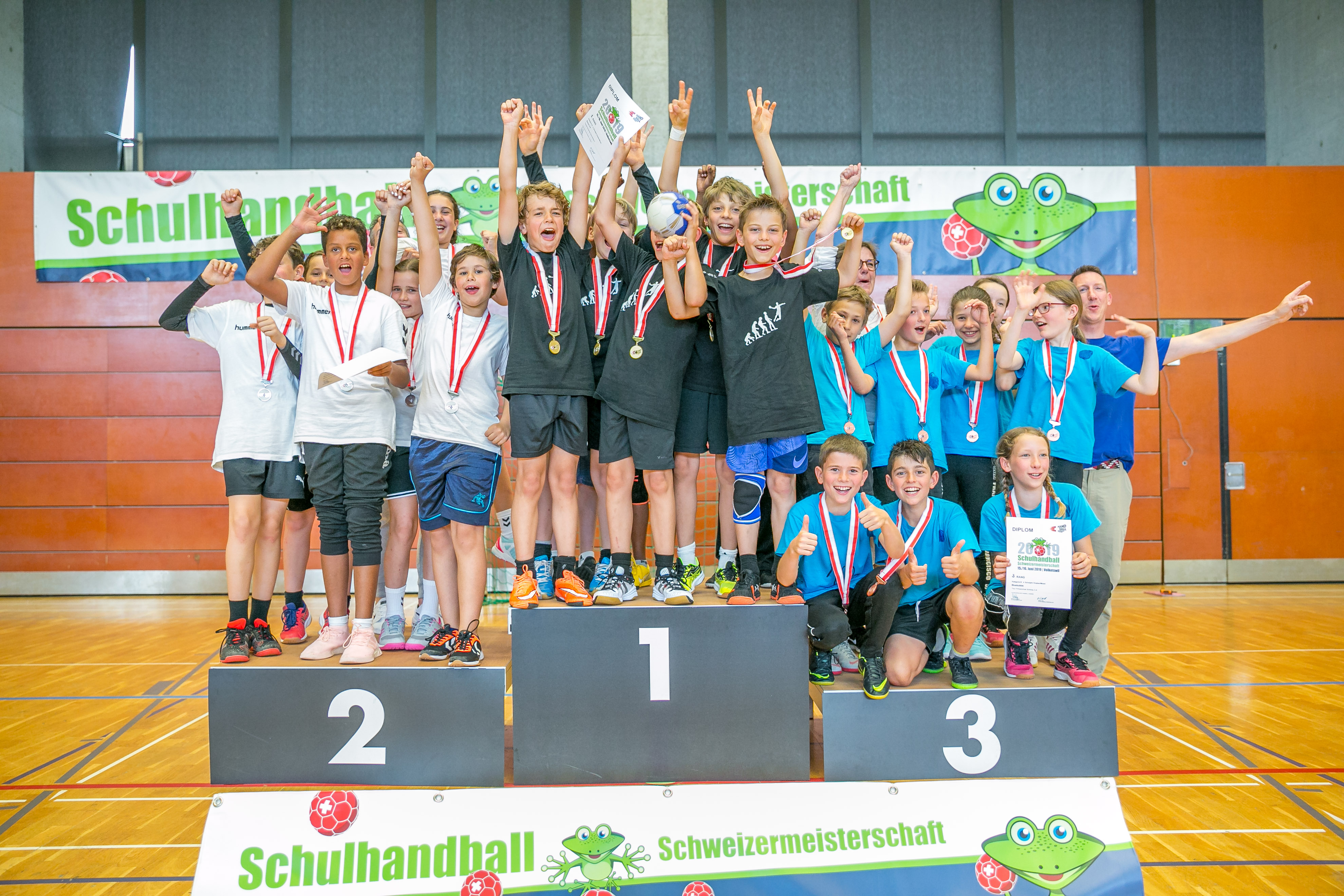 Siegerehrung 4. Sj. Kn