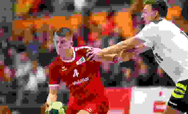 Die Schweizer U18-Junioren (Laurin Rinderknecht) am Turnier in Merzig gegen Deutschland. (René Weiss, 28.12.2019) Die Schweizer U18-Junioren (Laurin Rinderknecht) am Turnier in Merzig gegen Deutschland. (René Weiss, 28.12.2019)