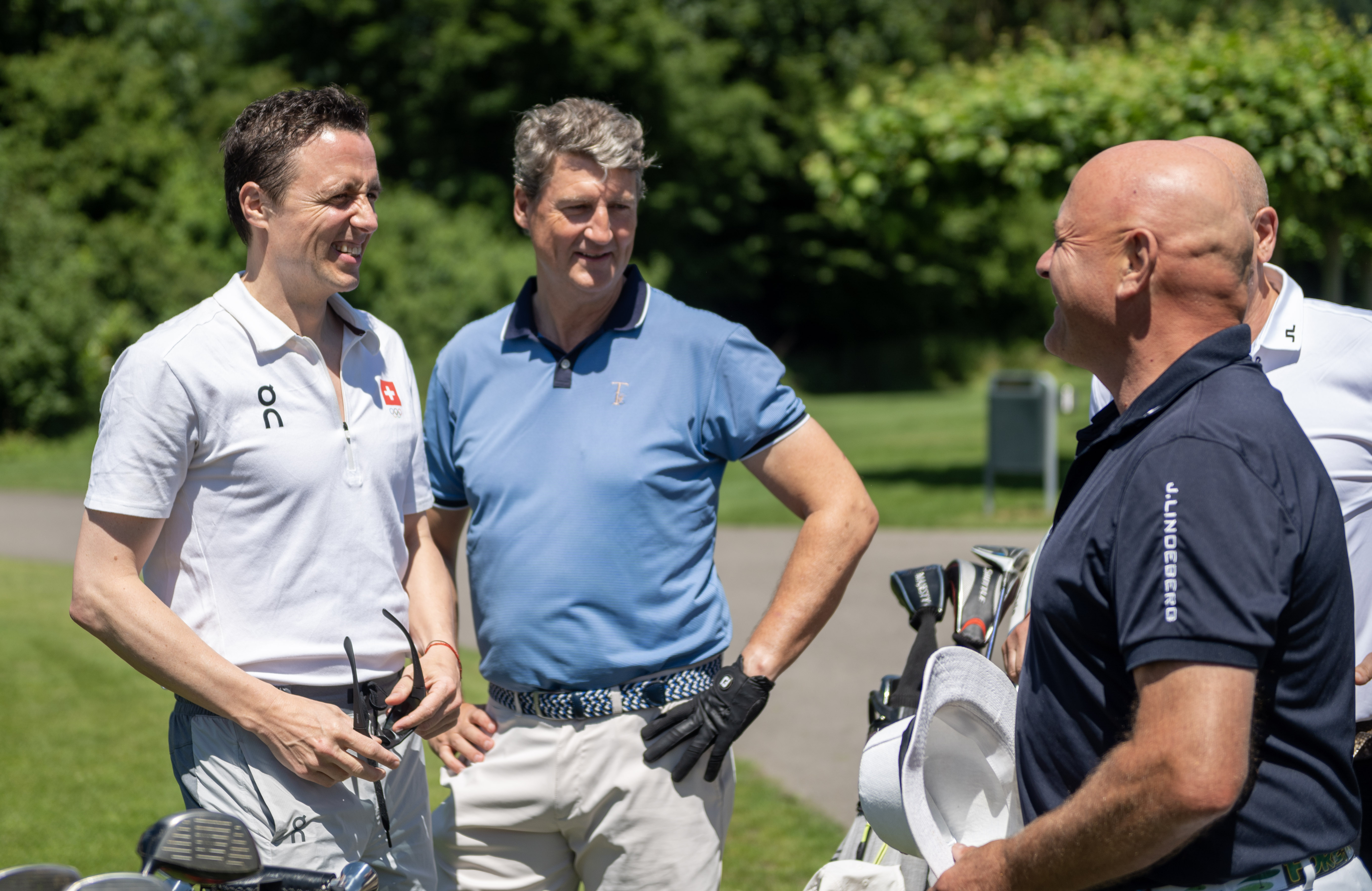 Golfen ist auch immer eine gute Gelegenheit für den persönlichen Austausch