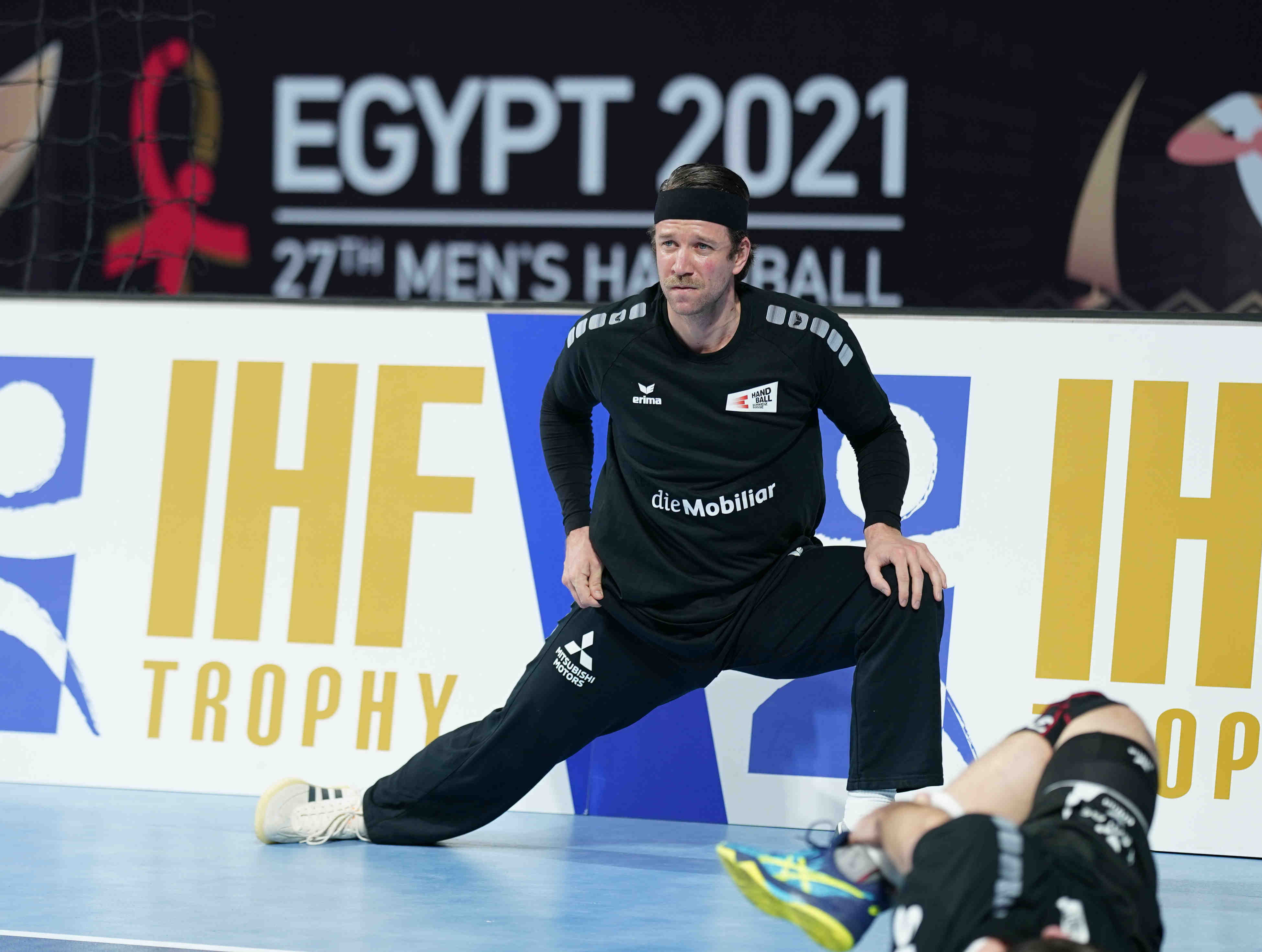 Aurel Bringolf beim warm-up