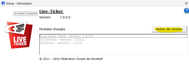 LT 7 1 0 Release Notes FR LT 7 1 0 Release Notes FR