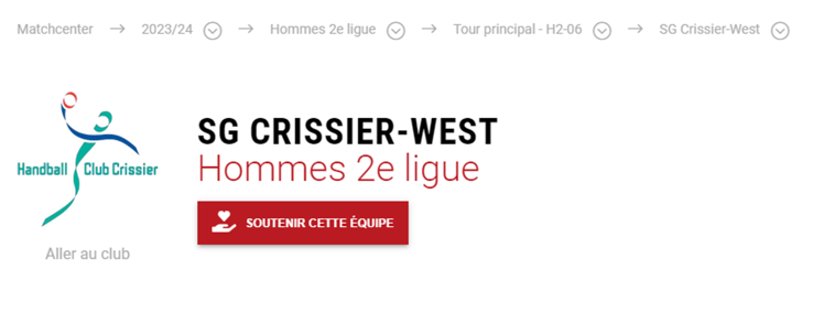 Sponsoring De Points HC Crissier Sponsoring De Points HC Crissier