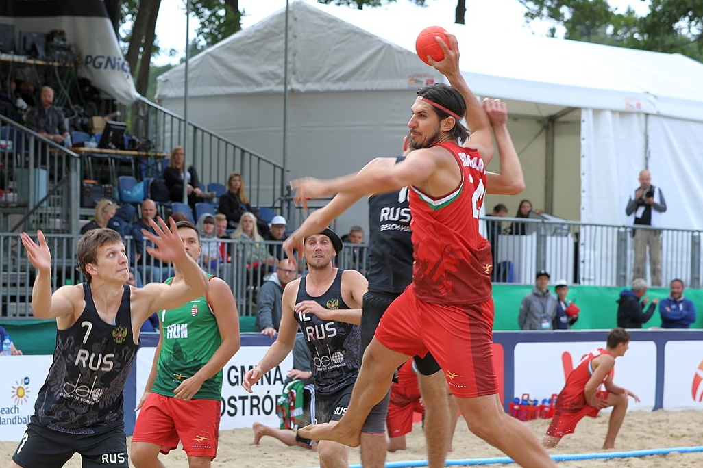 Beach Handball Euro 2019 HUN RUS