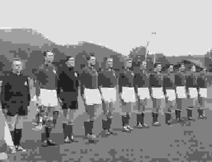 24.10.1954 Schweiz - Saarland  14:14 (7:9) in Liestal Stadion Gitterli