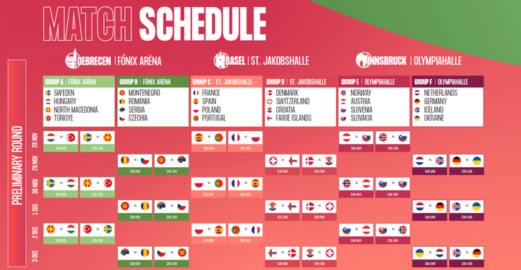Match Schedule Preliminary Round Match Schedule Preliminary Round